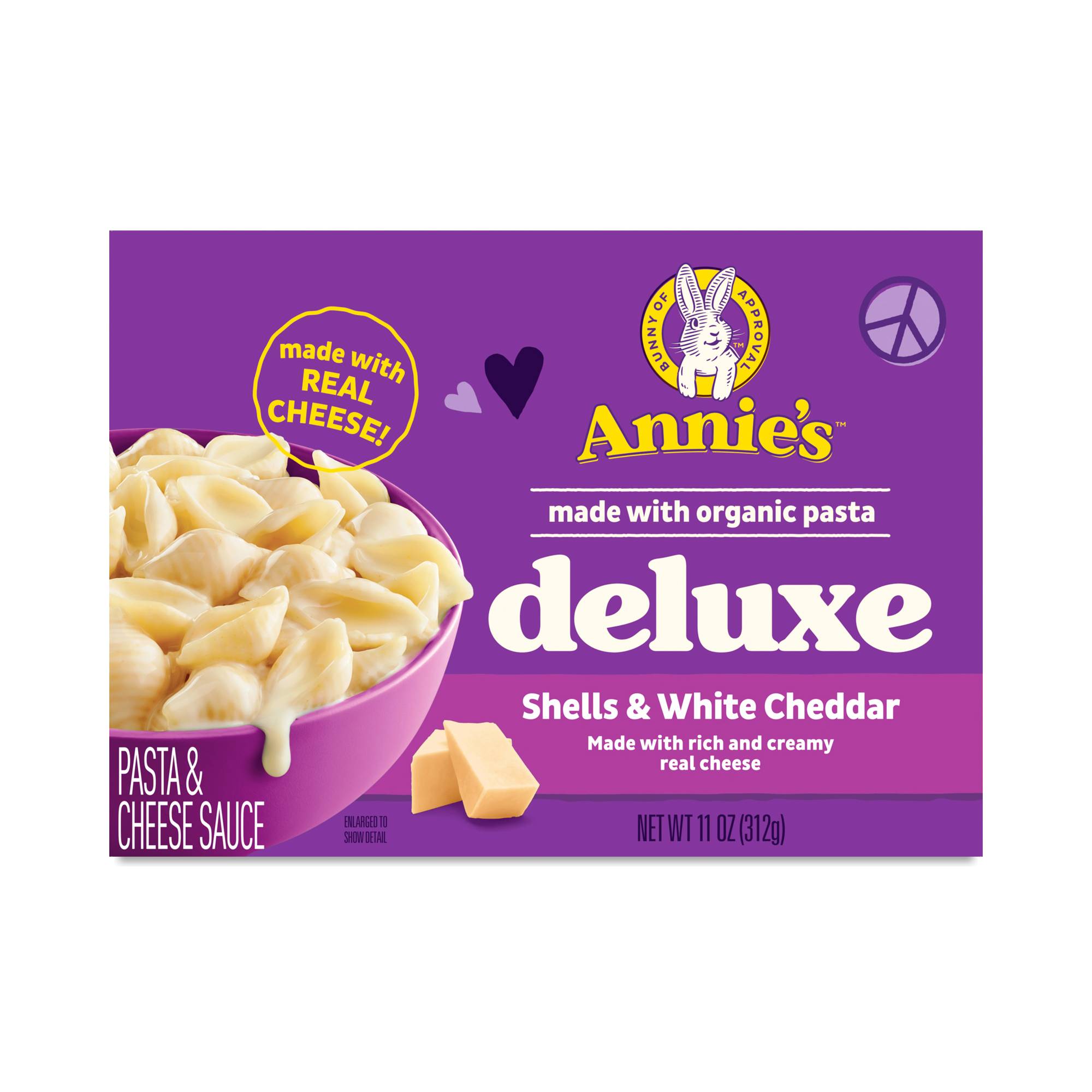 Deluxe Mac & Cheese, Shells & White Cheddar