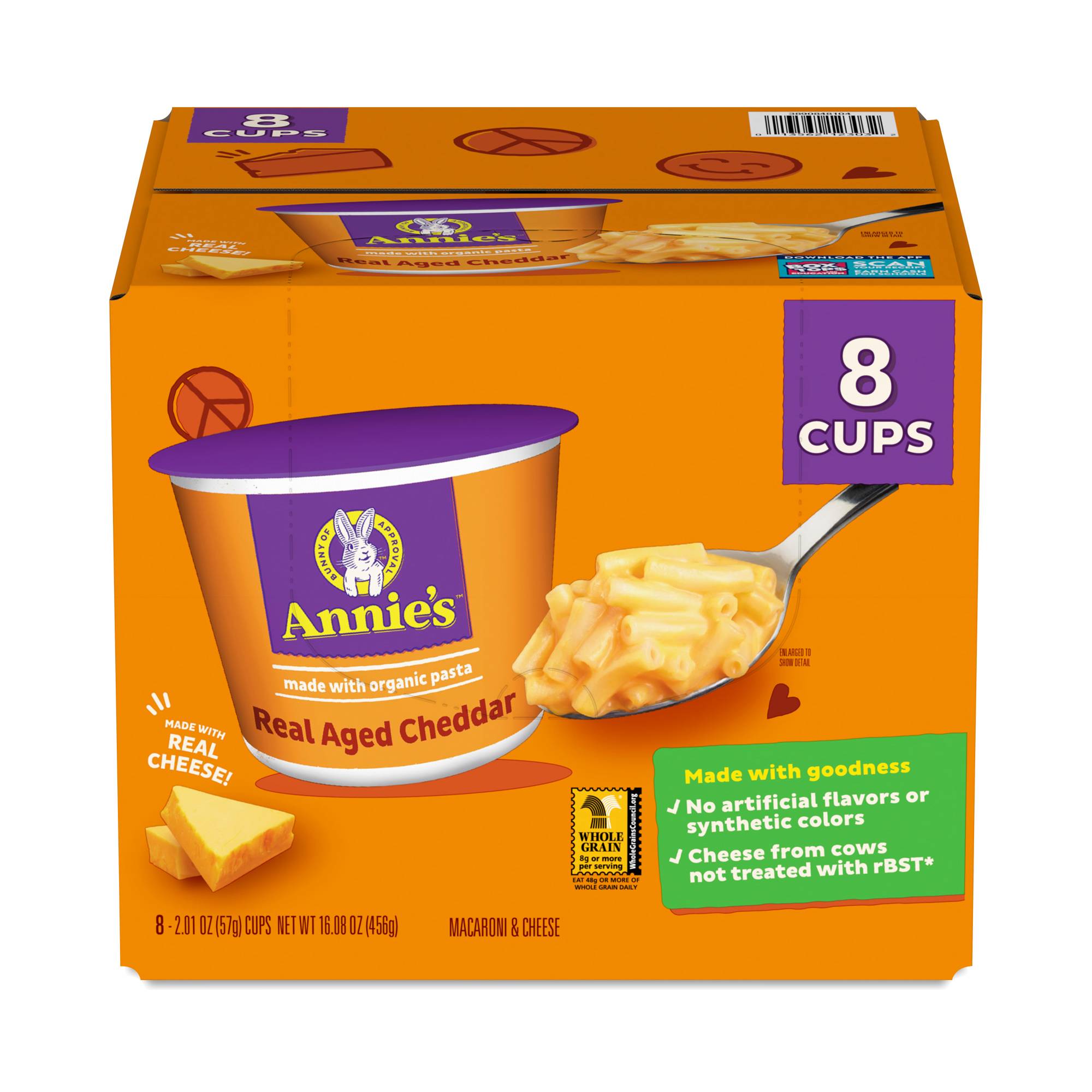 Microwavable Mac & Cheese, Real Aged Cheddar