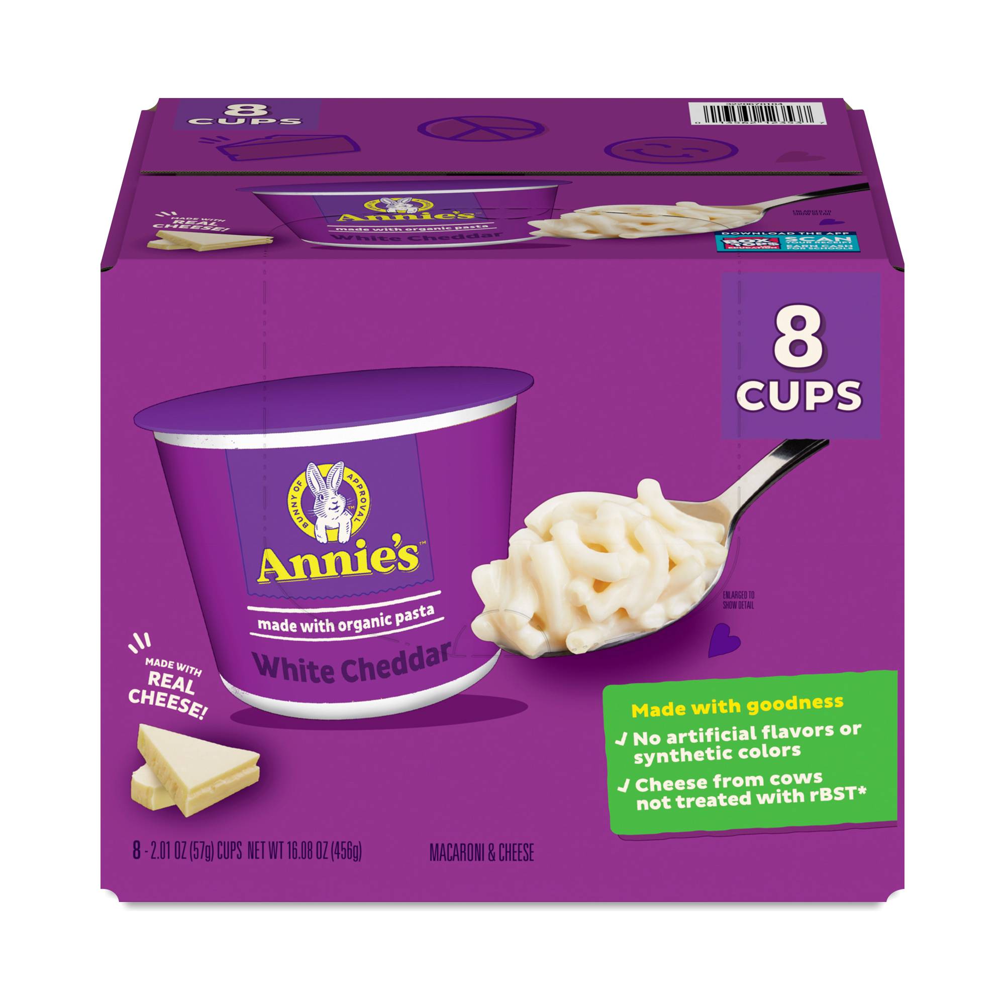 Microwavable Mac & Cheese, White Cheddar