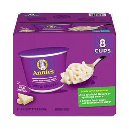 Microwavable Mac & Cheese, White Cheddar