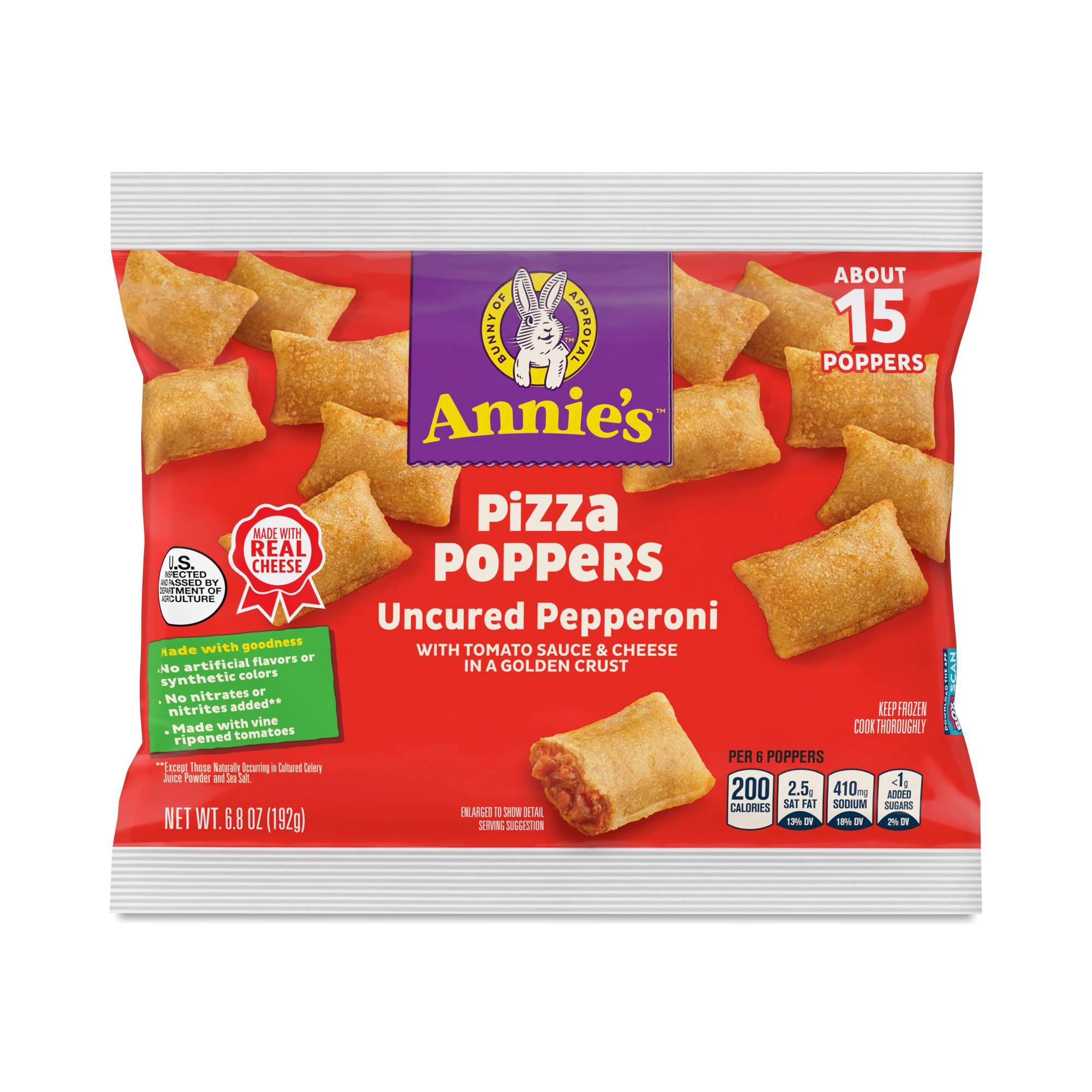 Pizza Poppers, Uncured Pepperoni