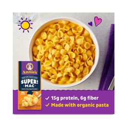 Super! Mac & Cheese Shells, Real Aged Cheddar