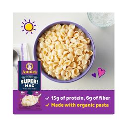 Super! Mac & Cheese Shells, White Cheddar
