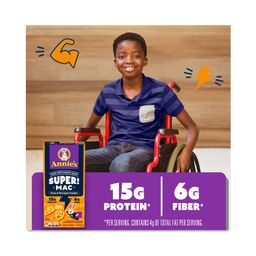 Super! Mac & Cheese Super Shapes, Real Aged Cheddar