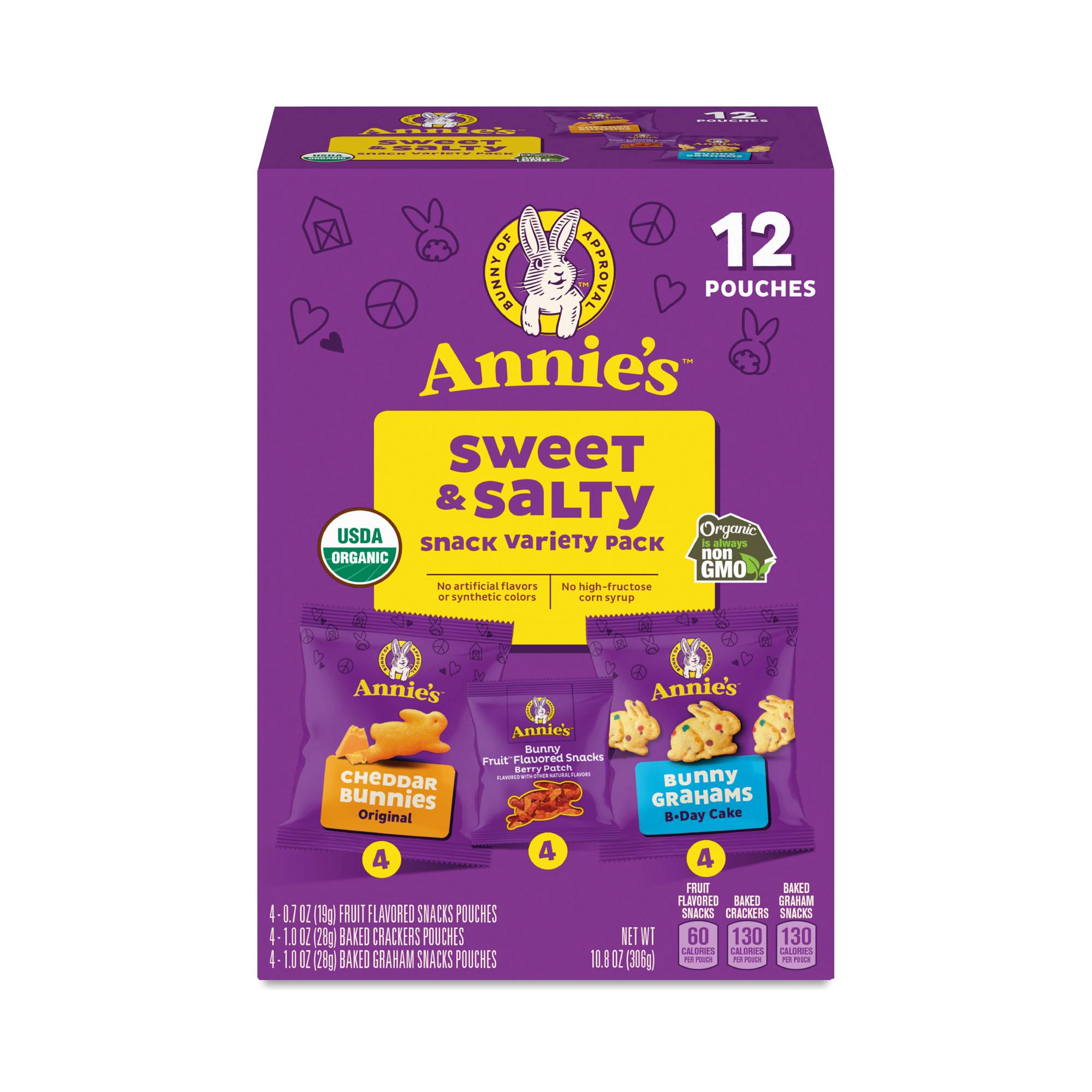 Organic Snack Variety Packs, Sweet and Salty