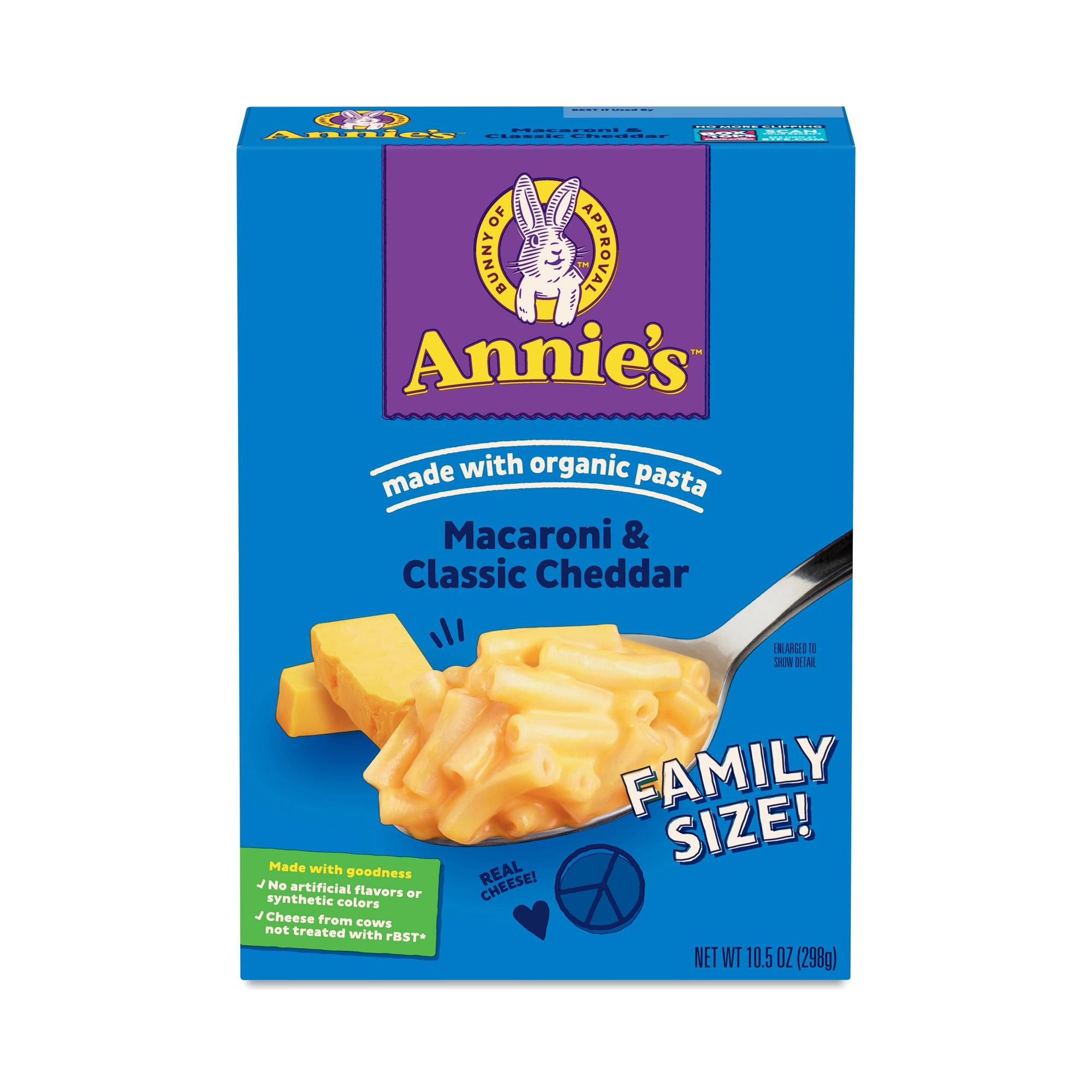 ANNIE'S Shells & White Cheddar Sauce, 12 pk./ 6 oz.- SHIPS FREE