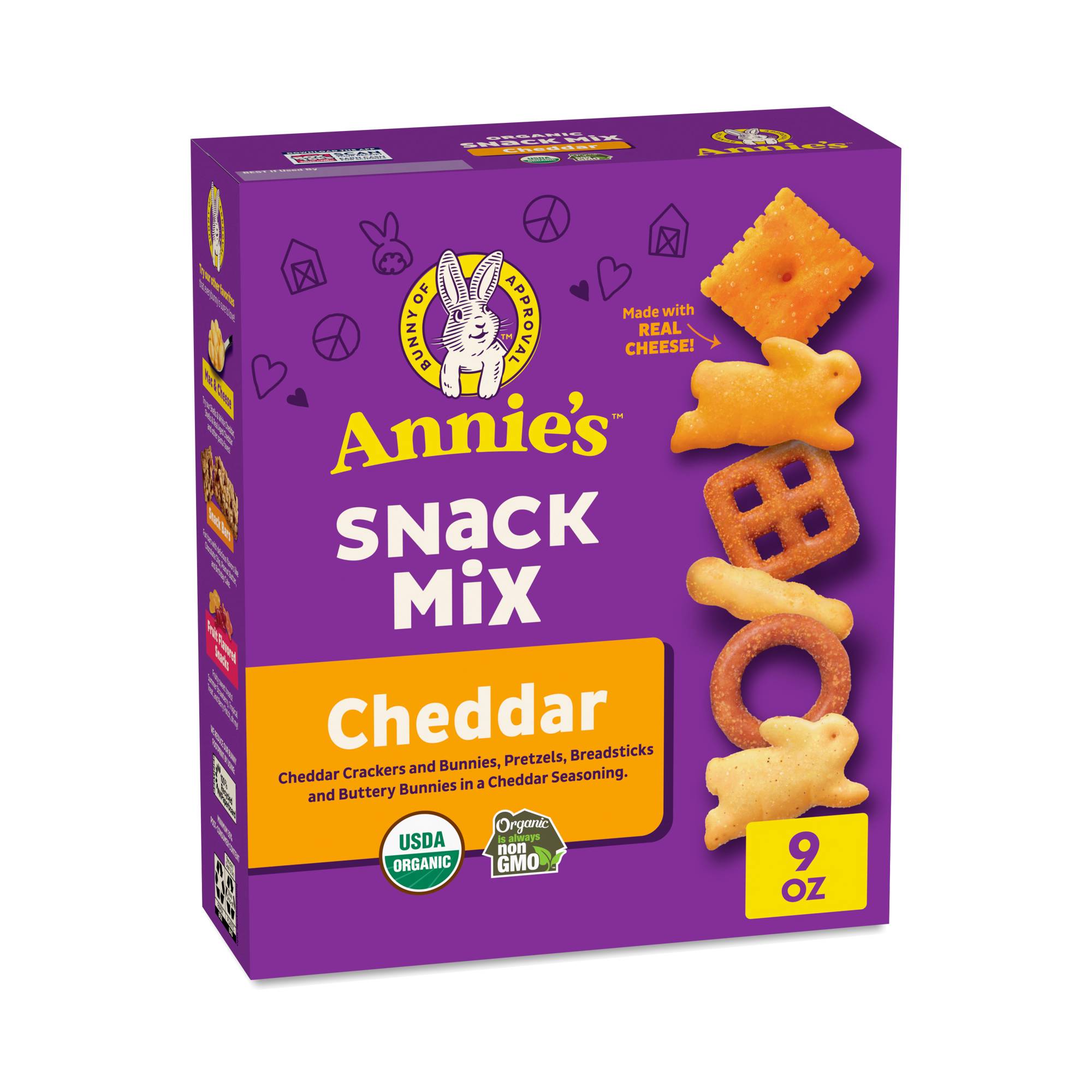 Organic Cheddar Snack Mix