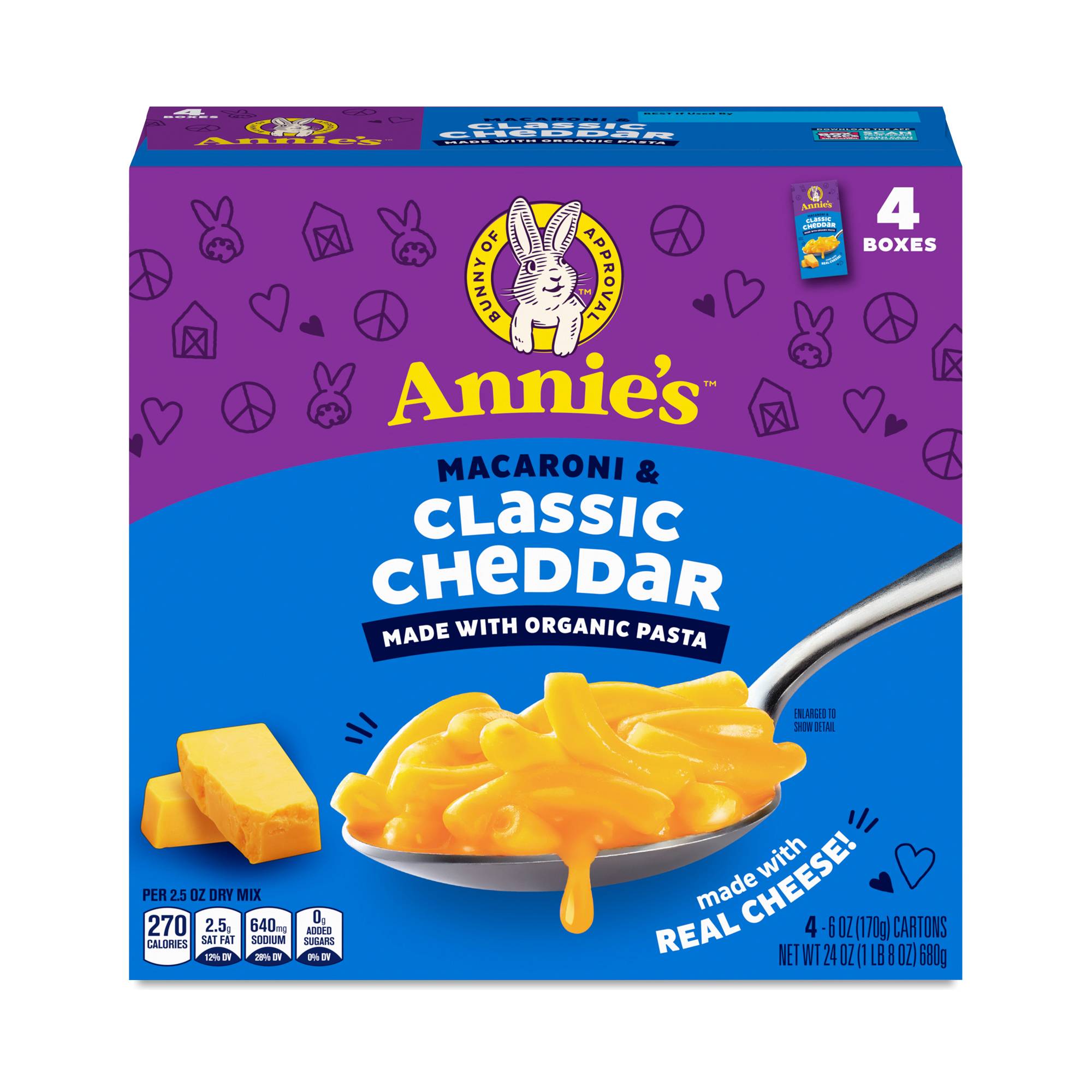 Mac & Cheese Multipack, Classic Cheddar