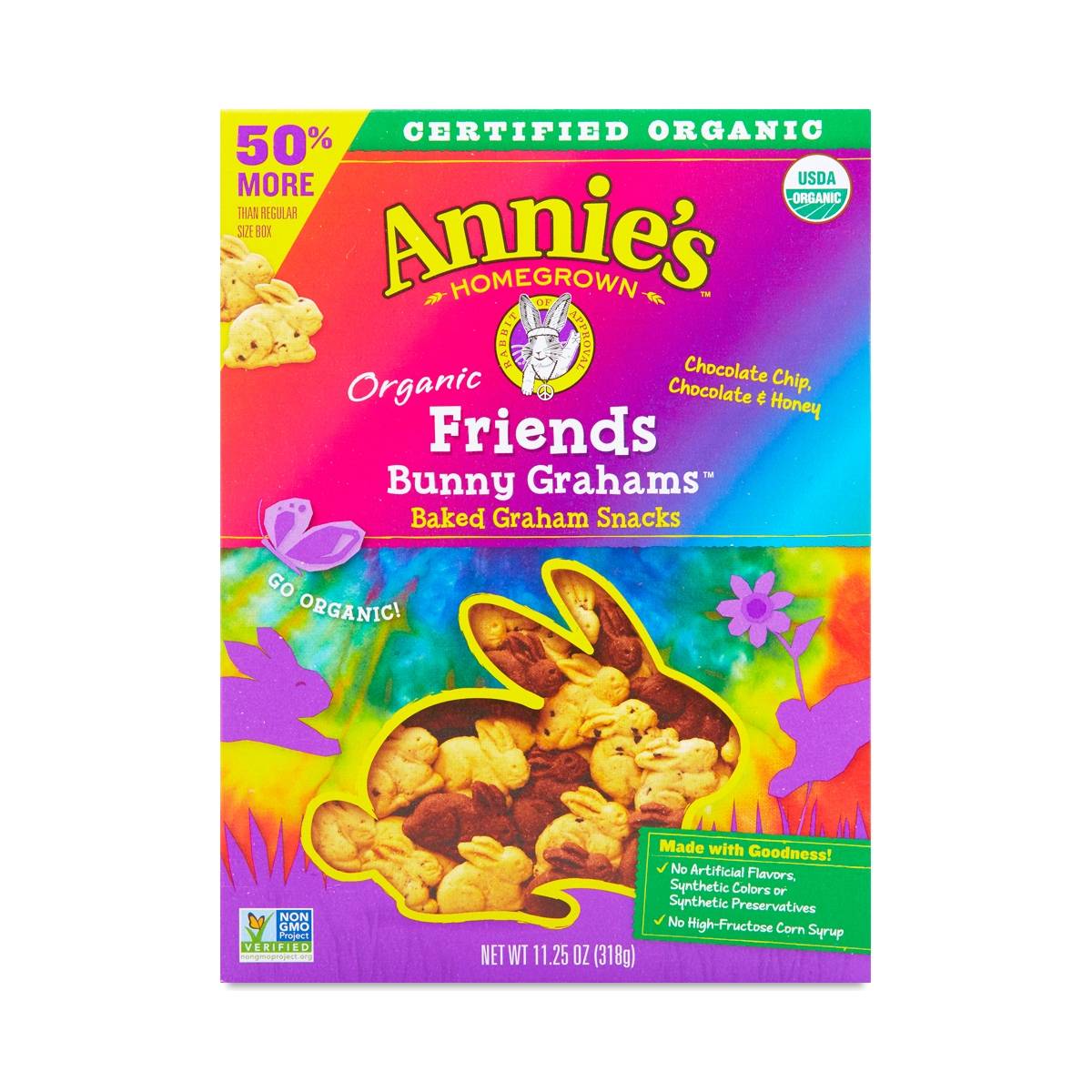 Annie's Organic Friends Bunny Graham Crackers Thrive Market