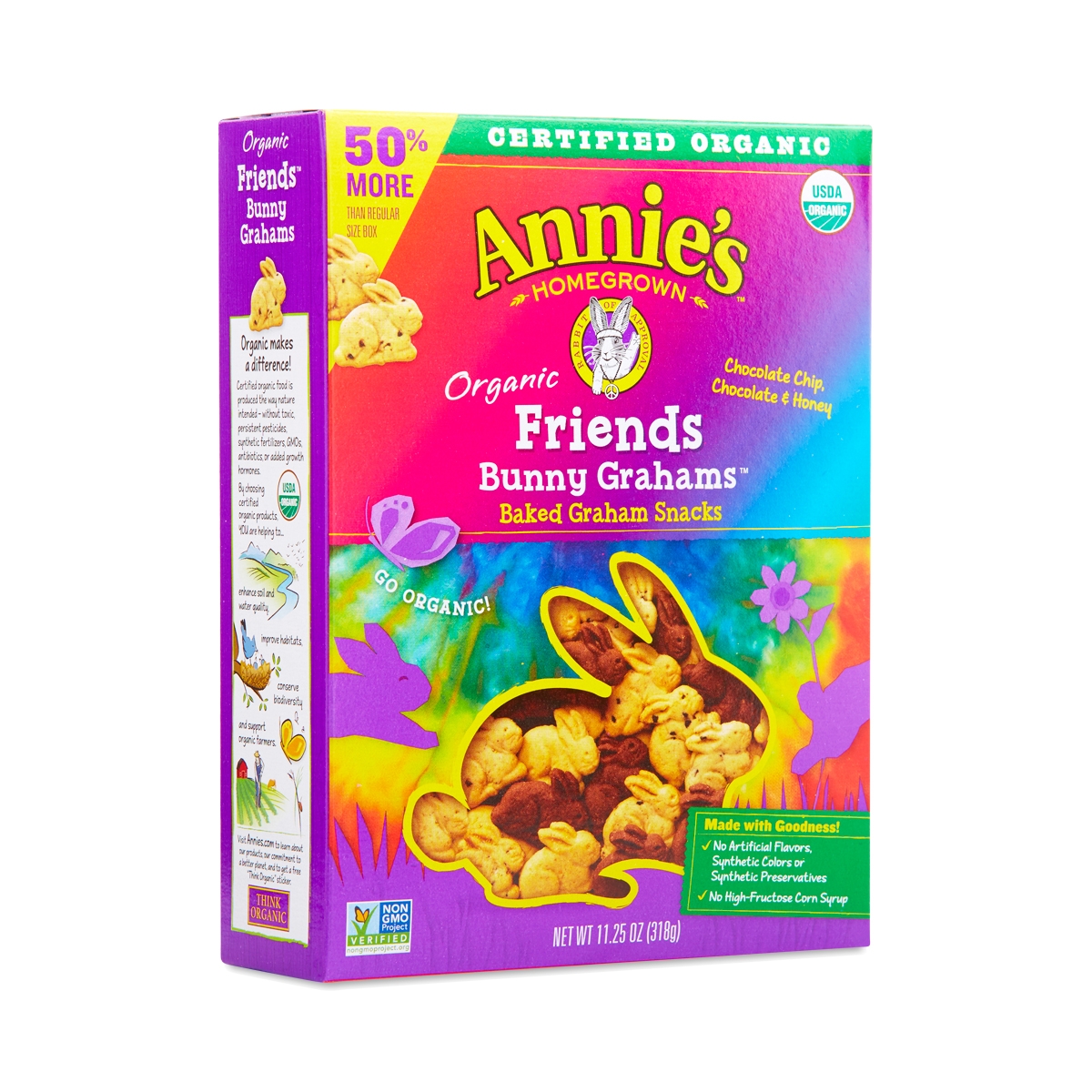 Annie's Organic Friends Bunny Graham Crackers Thrive Market