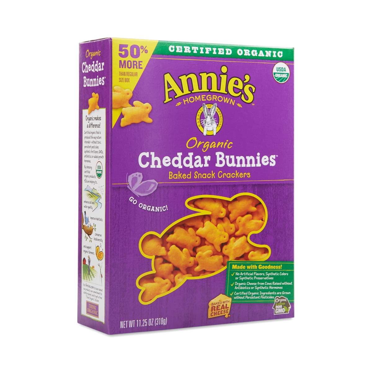 Annie's Organic Cheddar Bunnies Crackers | Thrive Market