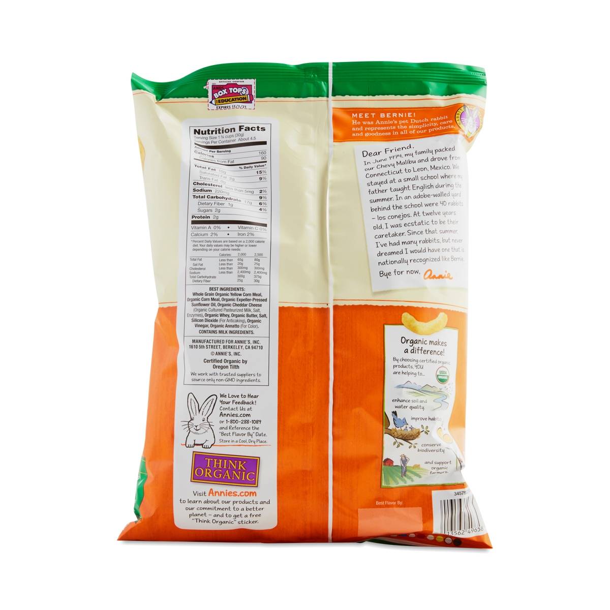 annie's cheddar puffs costco