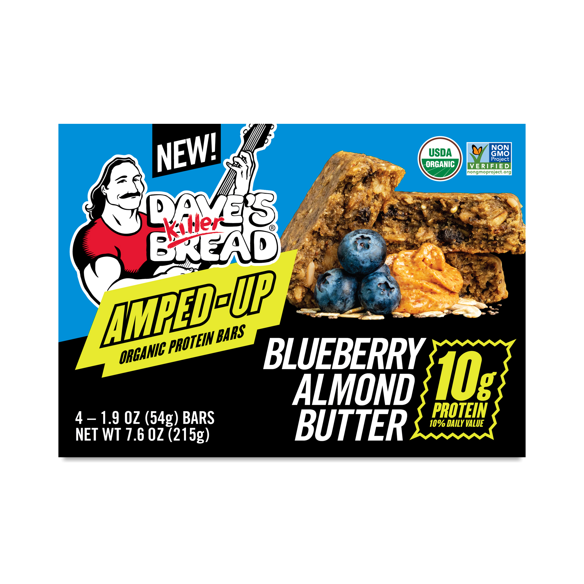Dave's Killer Bread Protein Bars, Blueberry Almond Butter | Thrive