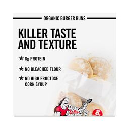 Organic White Burger Buns Done Right