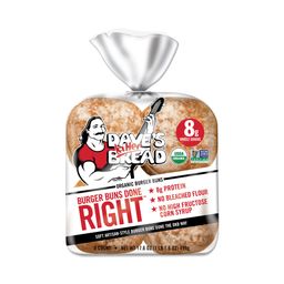 Organic White Burger Buns Done Right