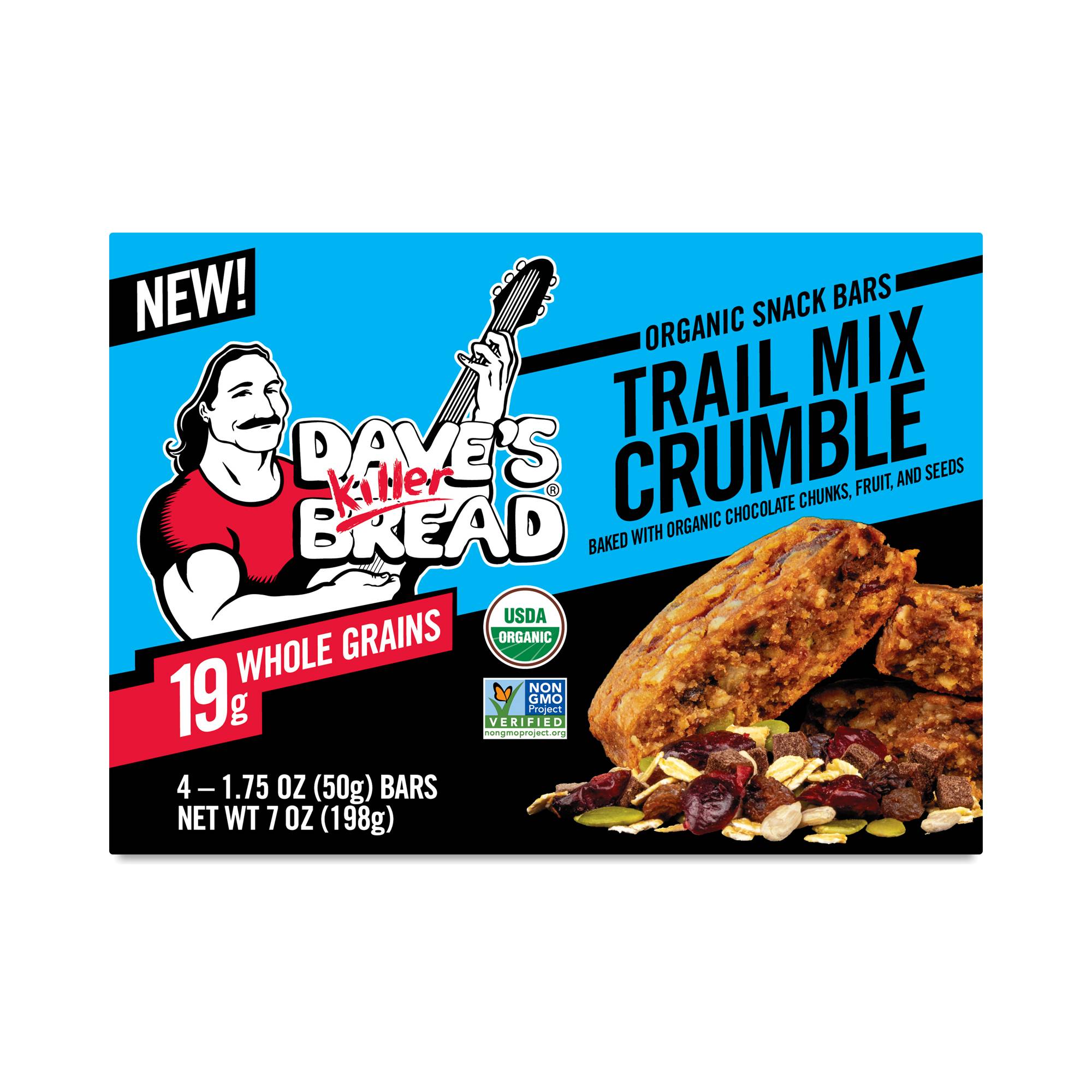 Organic Snack Bars, Trail Mix Crumble