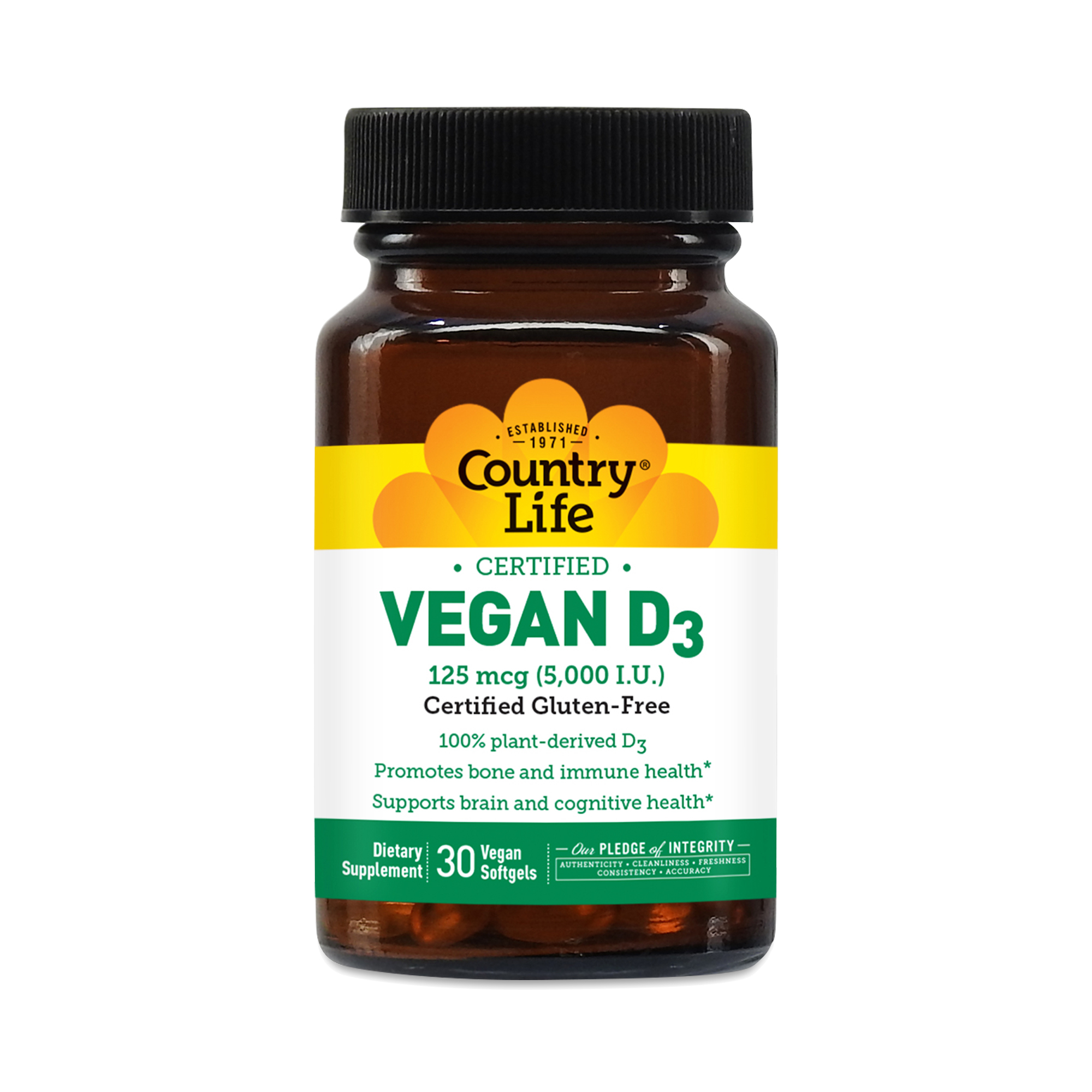 Country Life Vegan D3 5,000 IU Softgels | Thrive Market