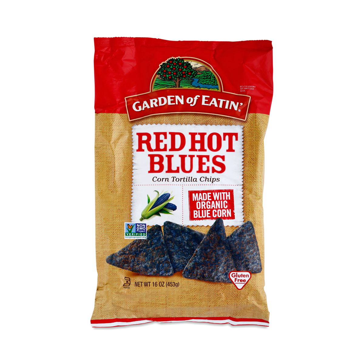 16 oz Red Hot Blues Tortilla Chips by Garden of Eatin' Thrive Market