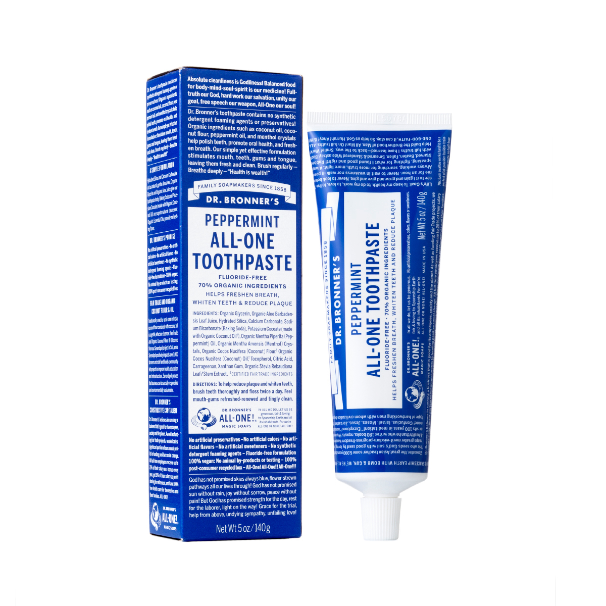 dr bronner's spearmint toothpaste