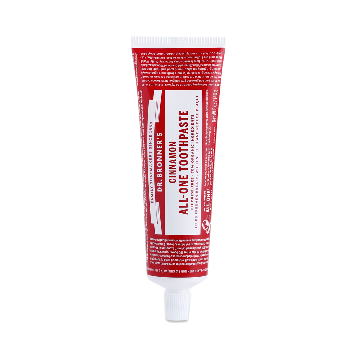 dr bronners toothpaste cinnamon