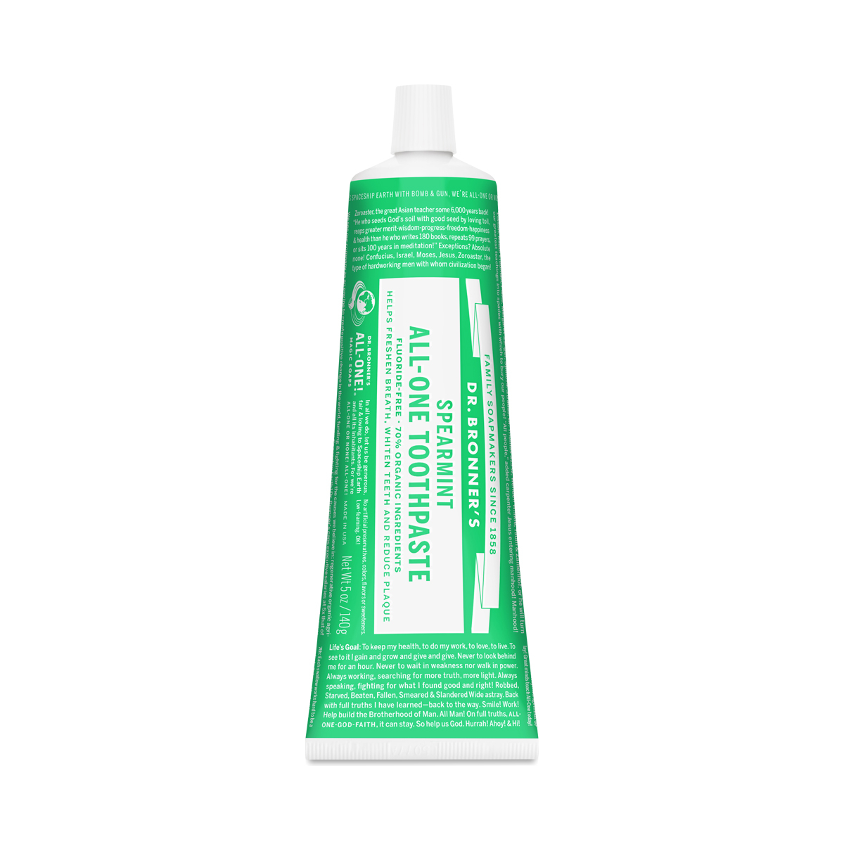 Dr. Bronner's Toothpaste, Spearmint Thrive Market