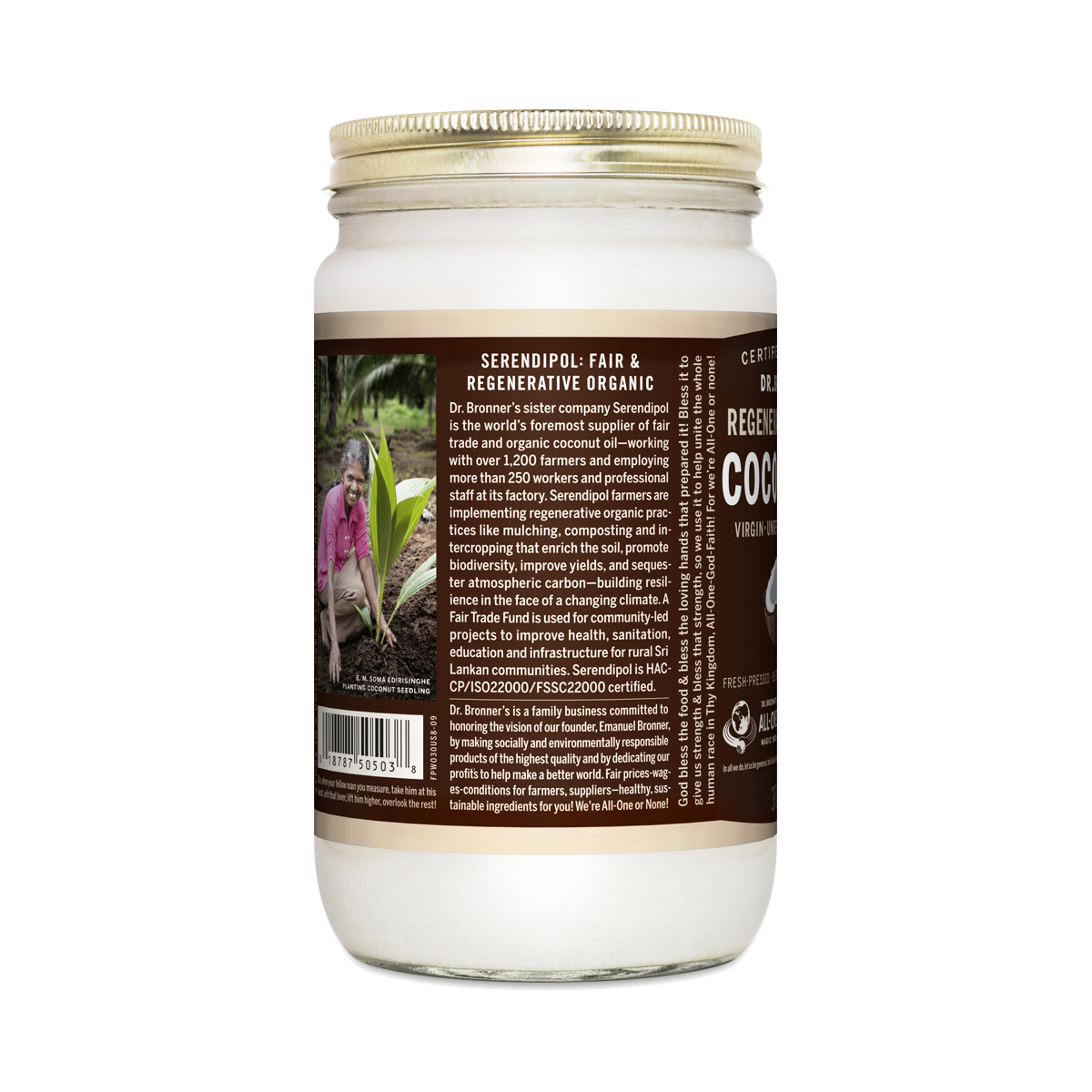 Organic Coconut Oil by Dr. Bronner’s Thrive Market