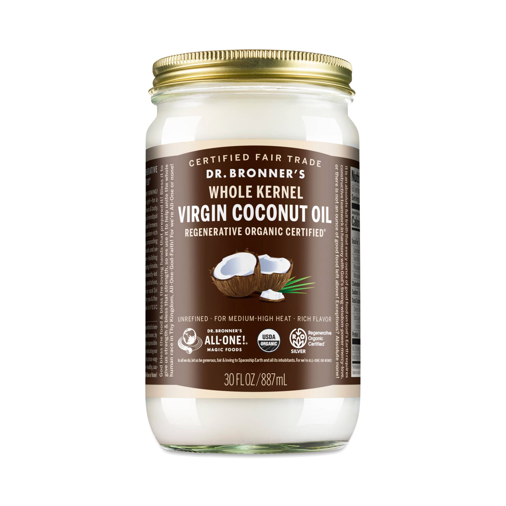 Whole Kernel Virgin Coconut Oil