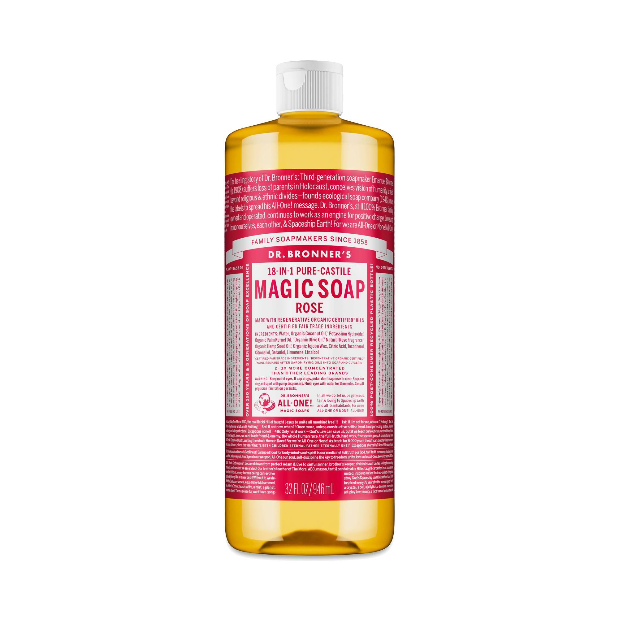 Pure-Castile Magic Soap, Rose