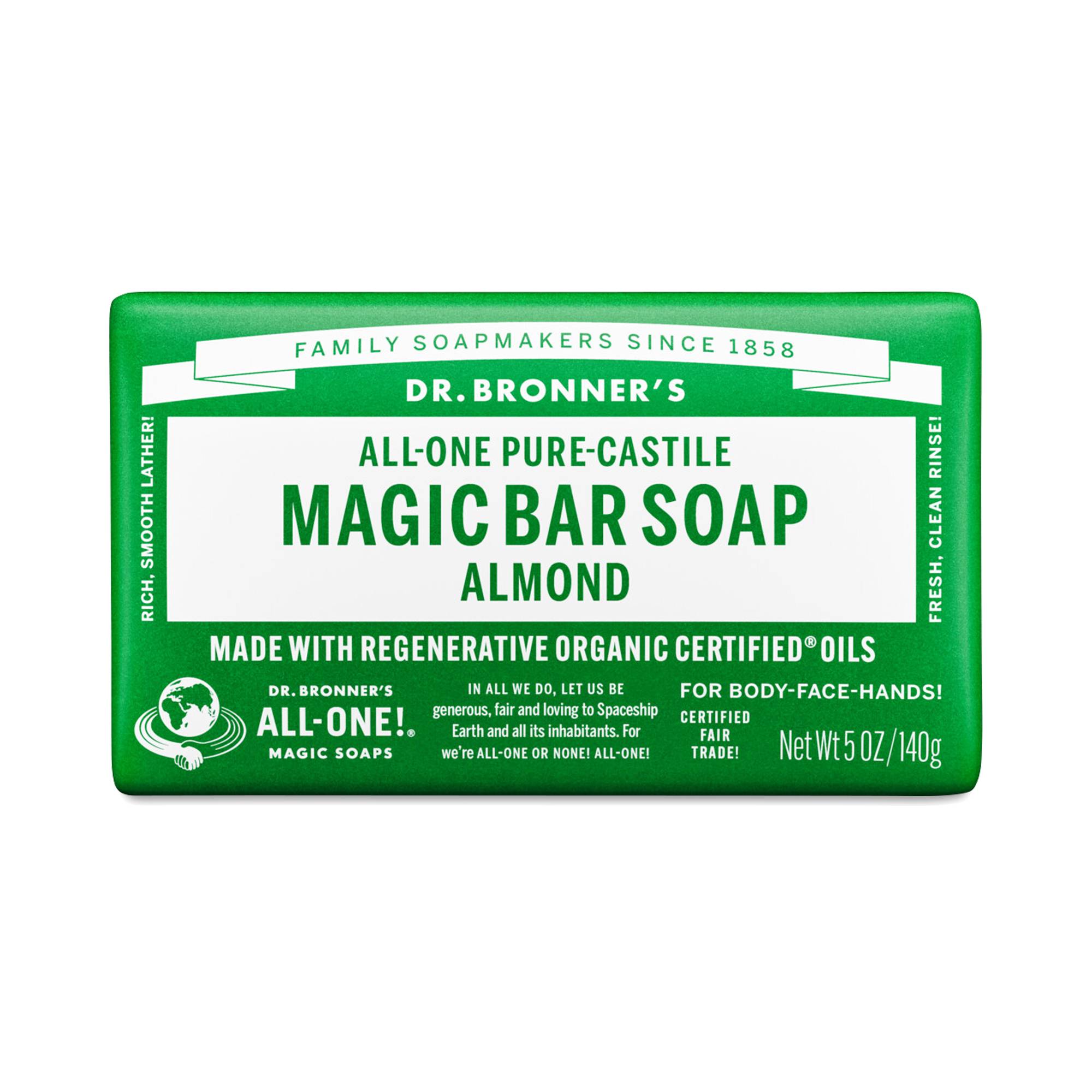 Pure-Castile Magic Bar Soap, Almond