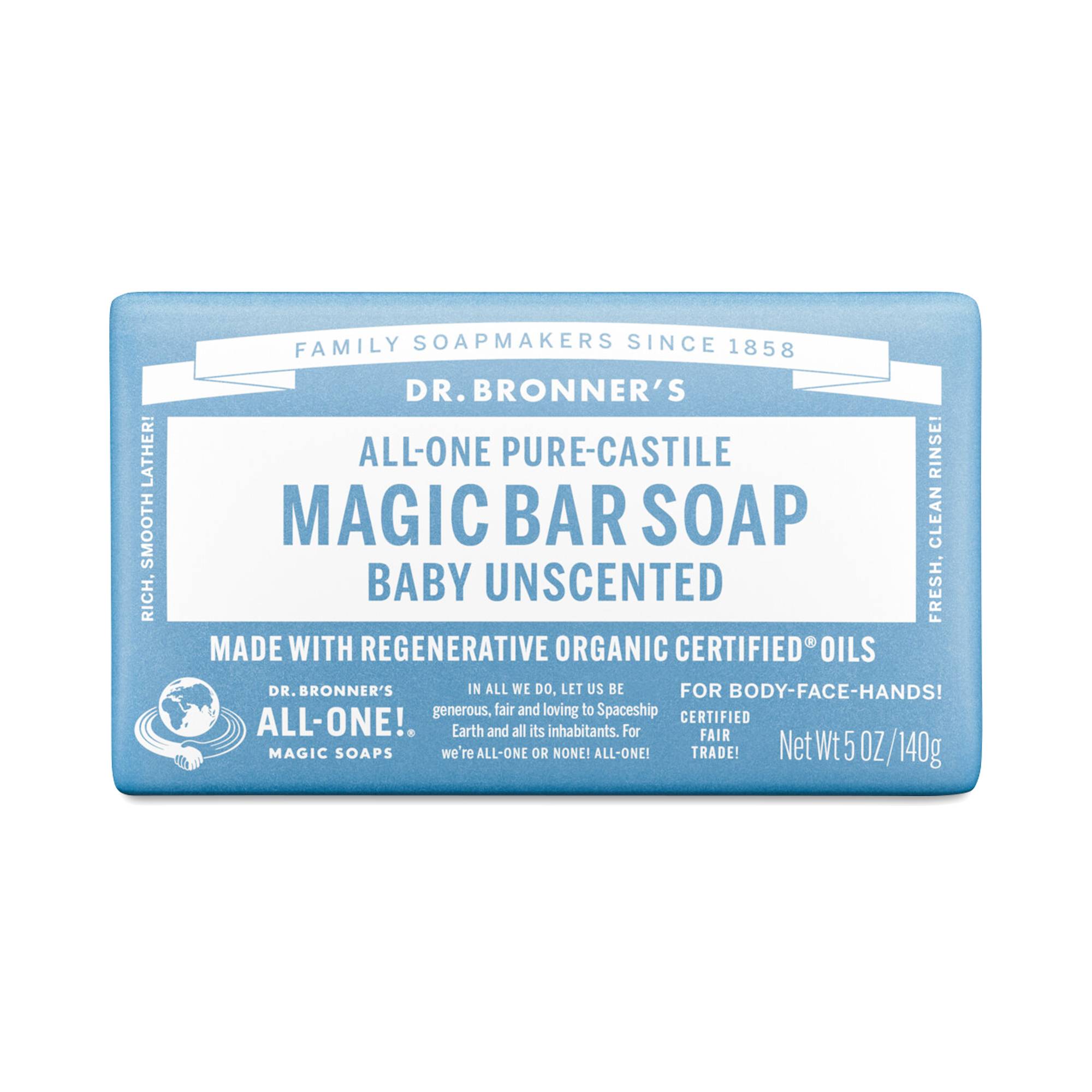 Pure-Castile Magic Bar Soap, Baby Unscented