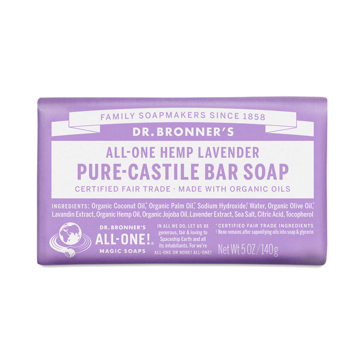 Dr. Bronner's Castile Bar Soap