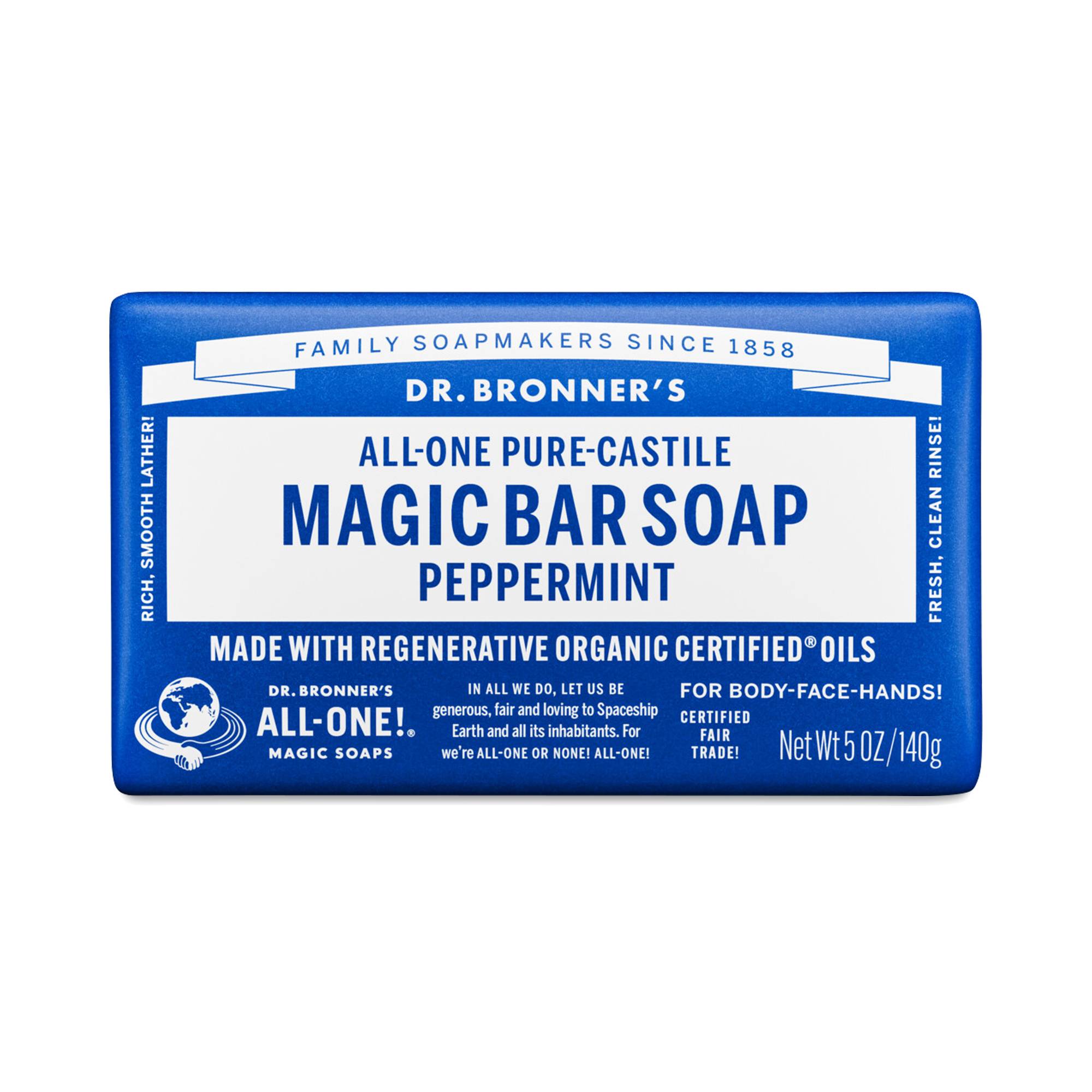 Pure-Castile Magic Bar Soap, Peppermint