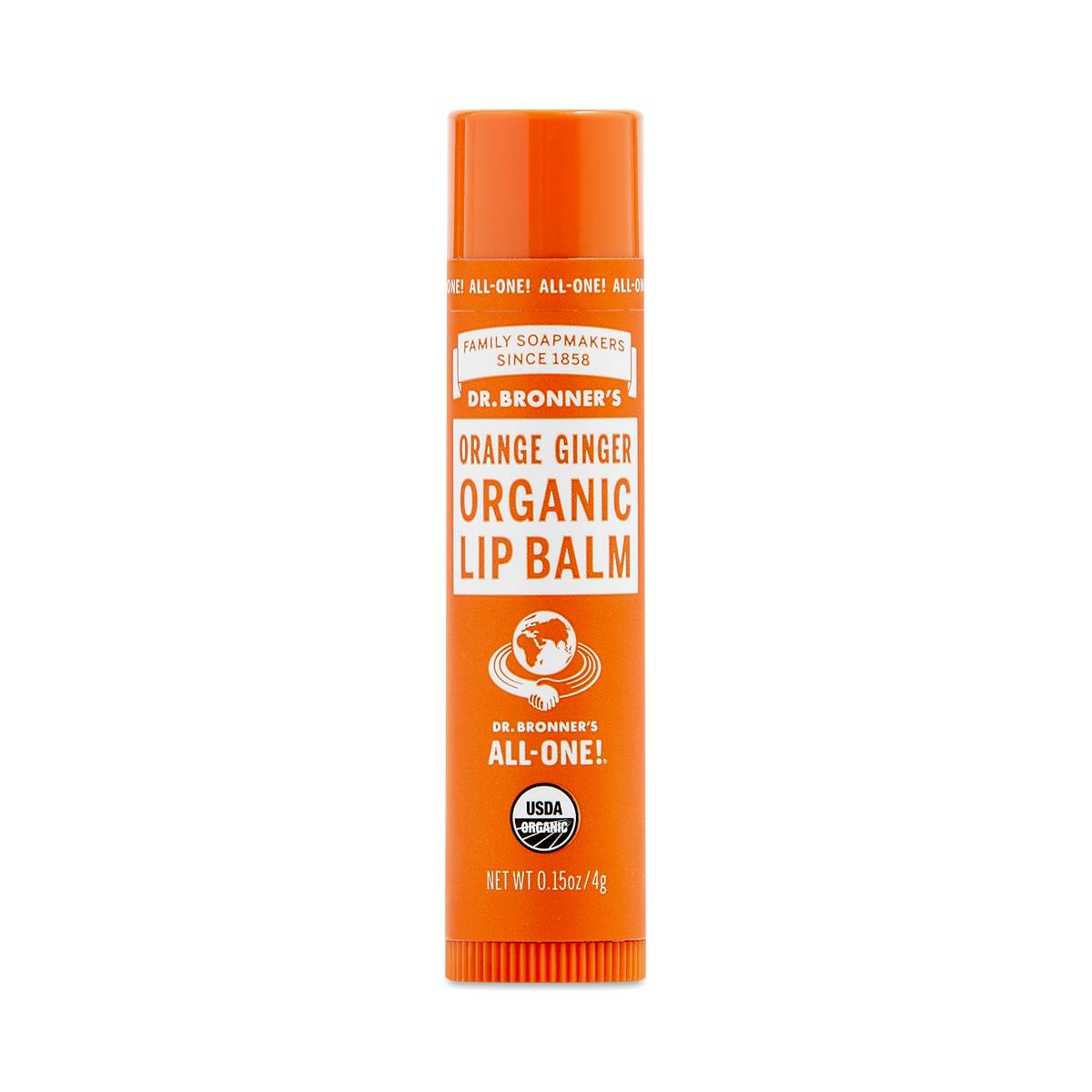 Dr. Bronner's Lip Balm, Orange Ginger Thrive Market