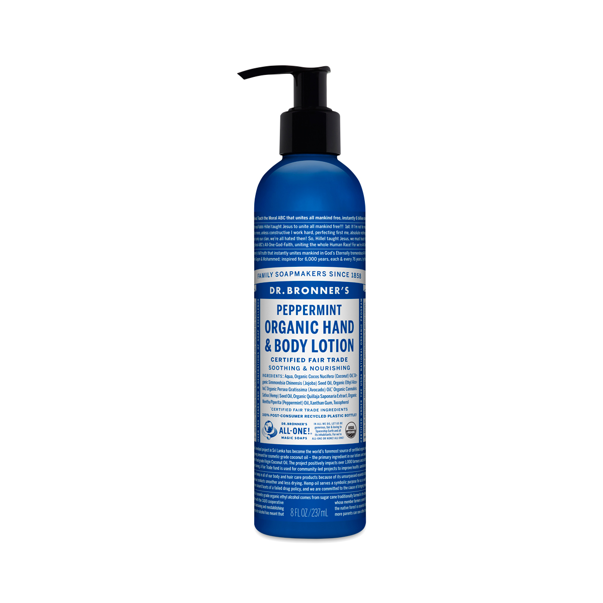 Organic Peppermint Lotion by Dr. Bronner's | Market