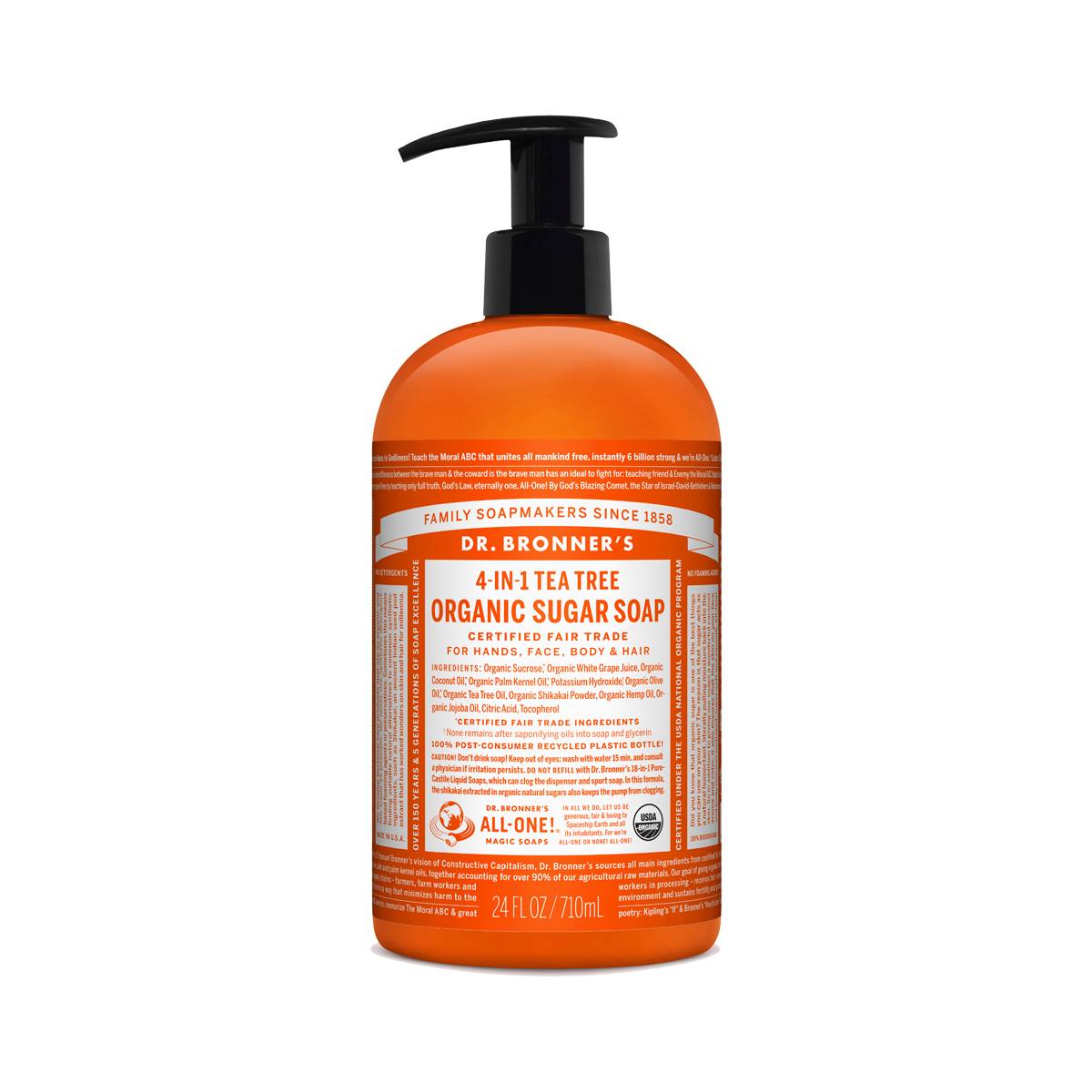 Organic Tea Tree Liquid Soap by Dr. Bronner’s Thrive Market