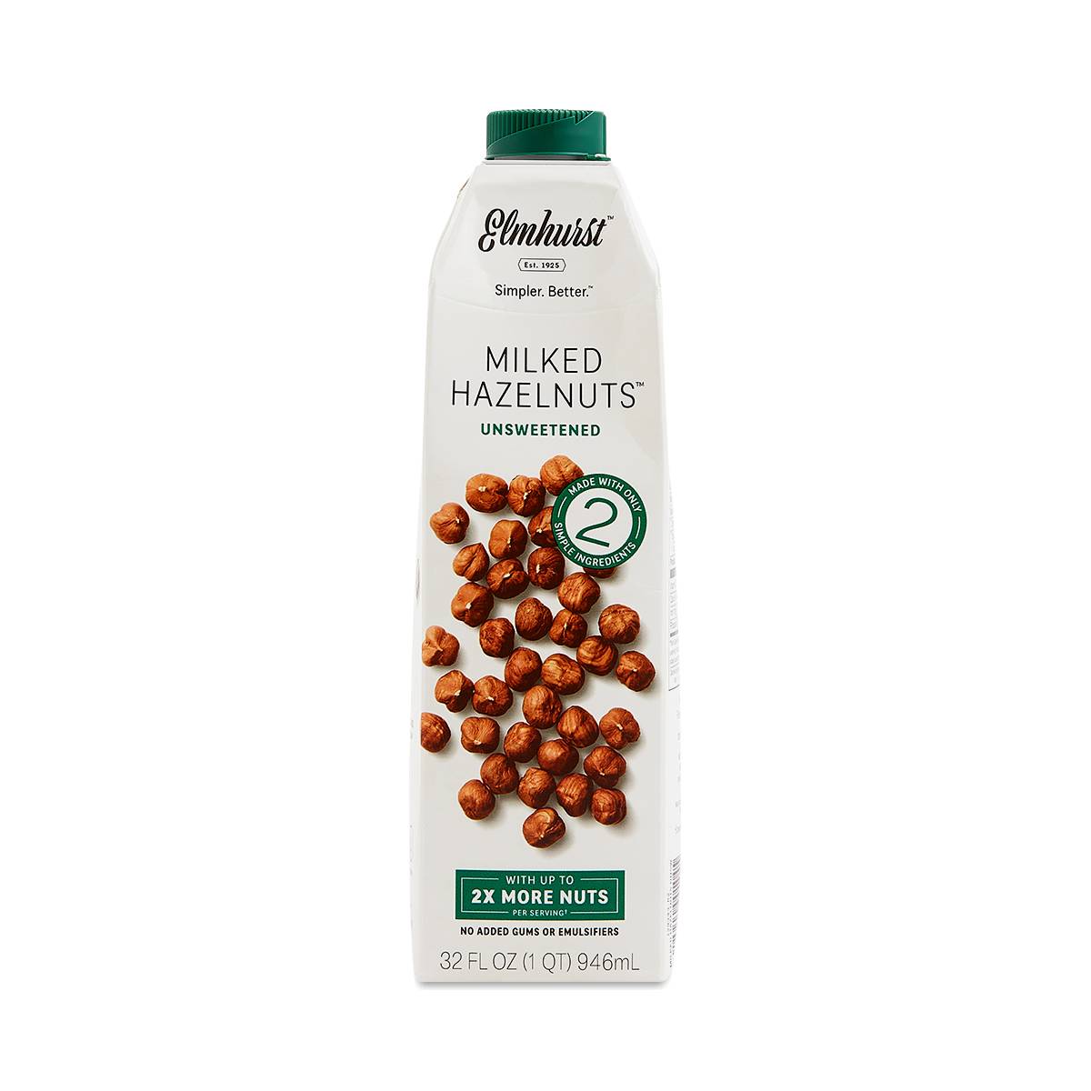 Elmhurst Unsweetened Milked Hazelnuts Thrive Market