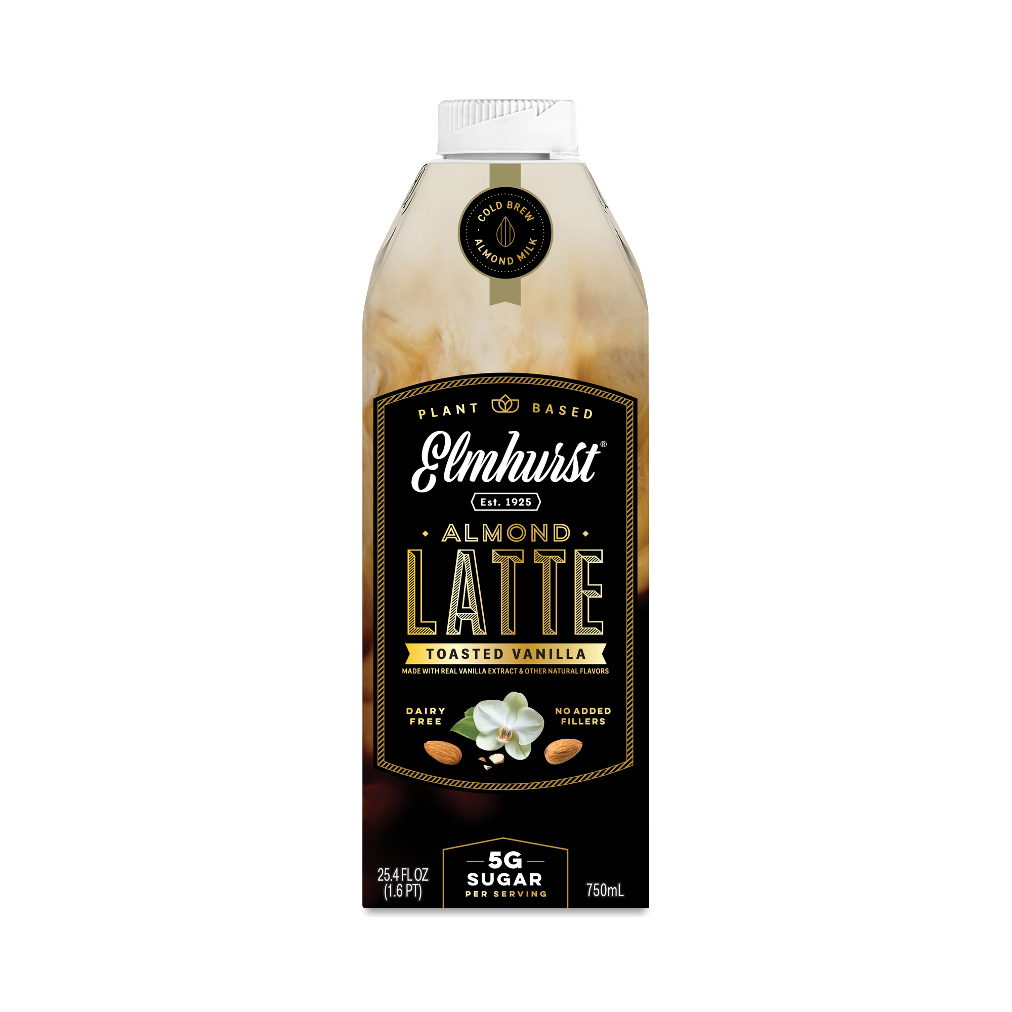 Elmhurst Almond Latte, Toasted Vanilla | Thrive Market