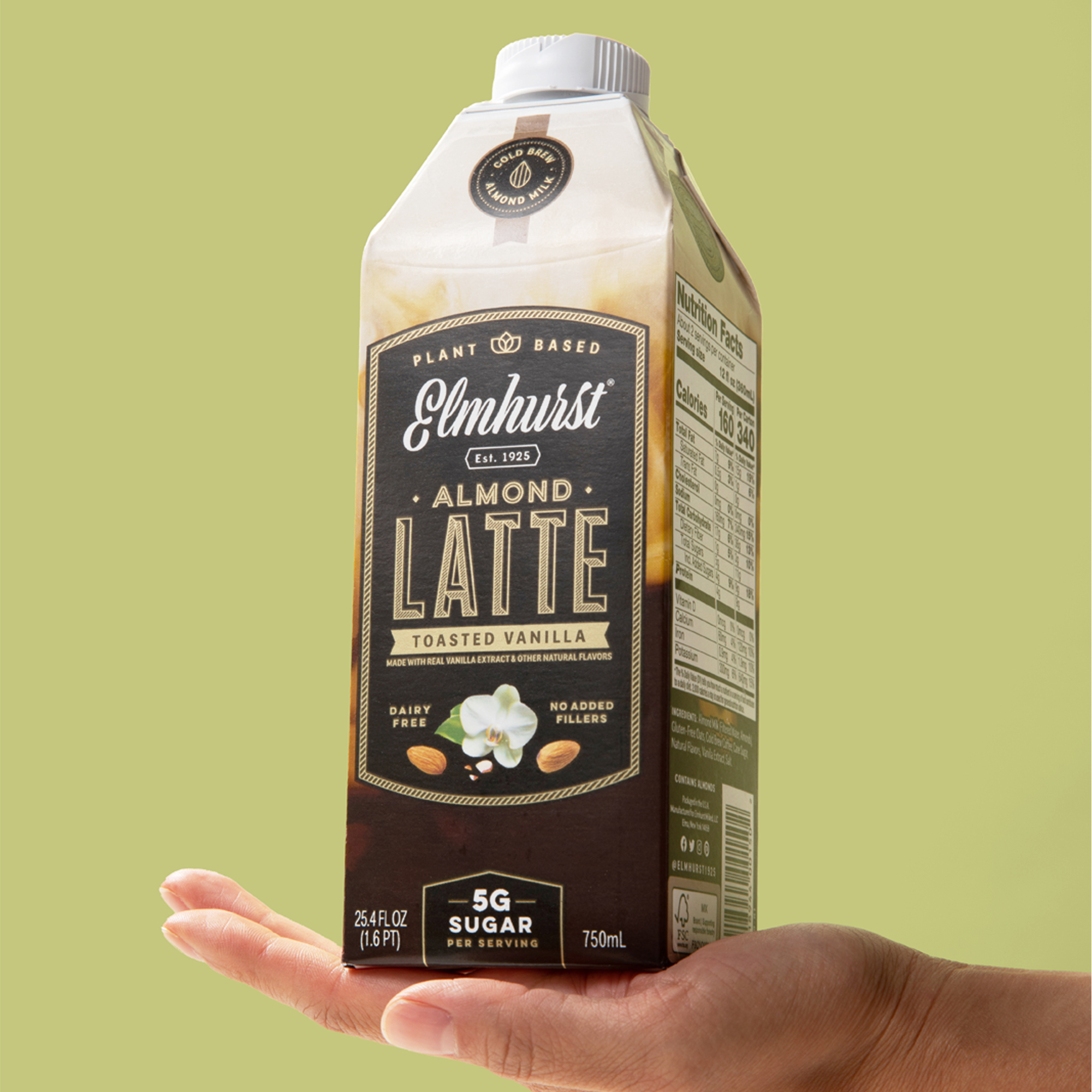 Elmhurst Almond Latte, Toasted Vanilla | Thrive Market