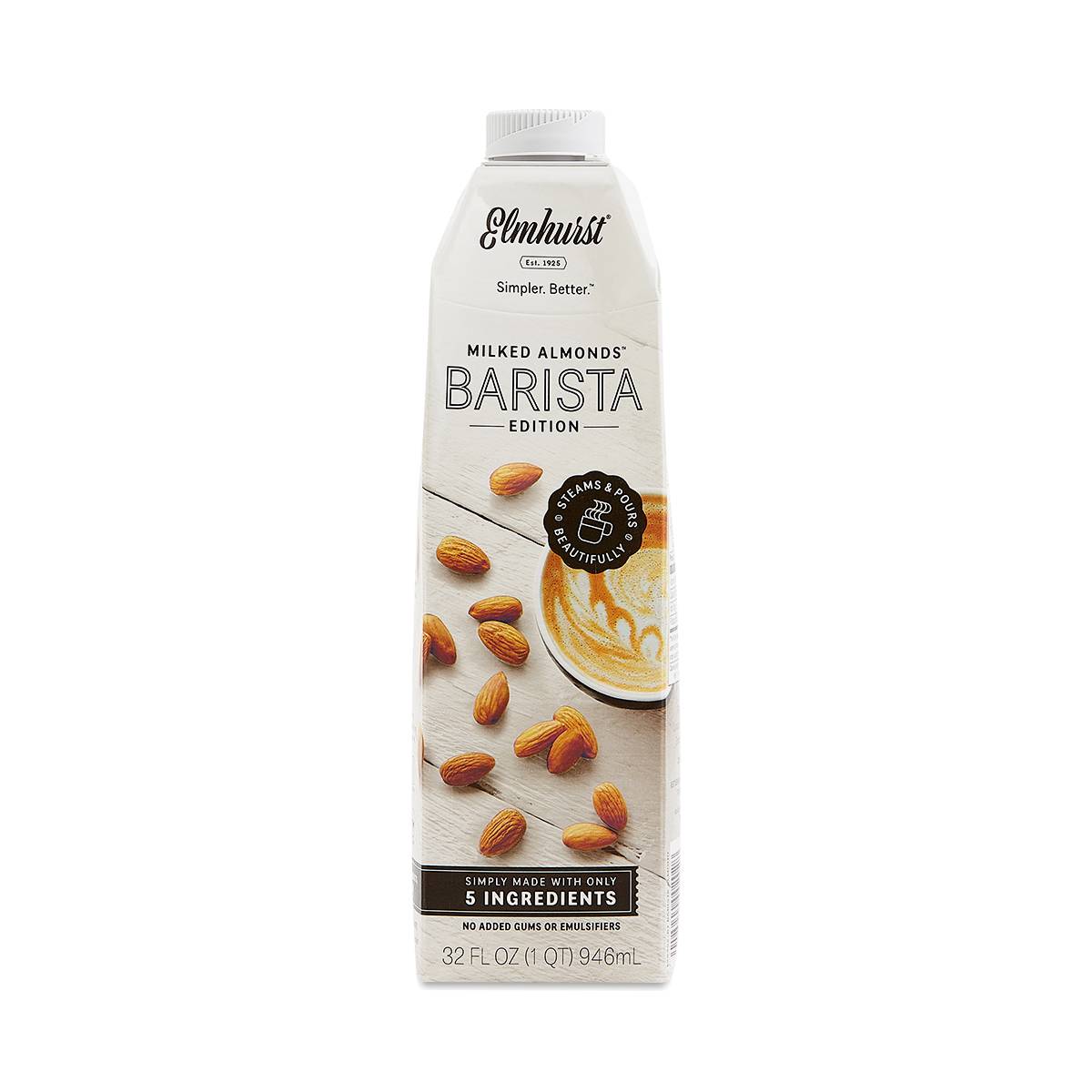 Elmhurst Almond Milk, Barista Edition - Thrive Market