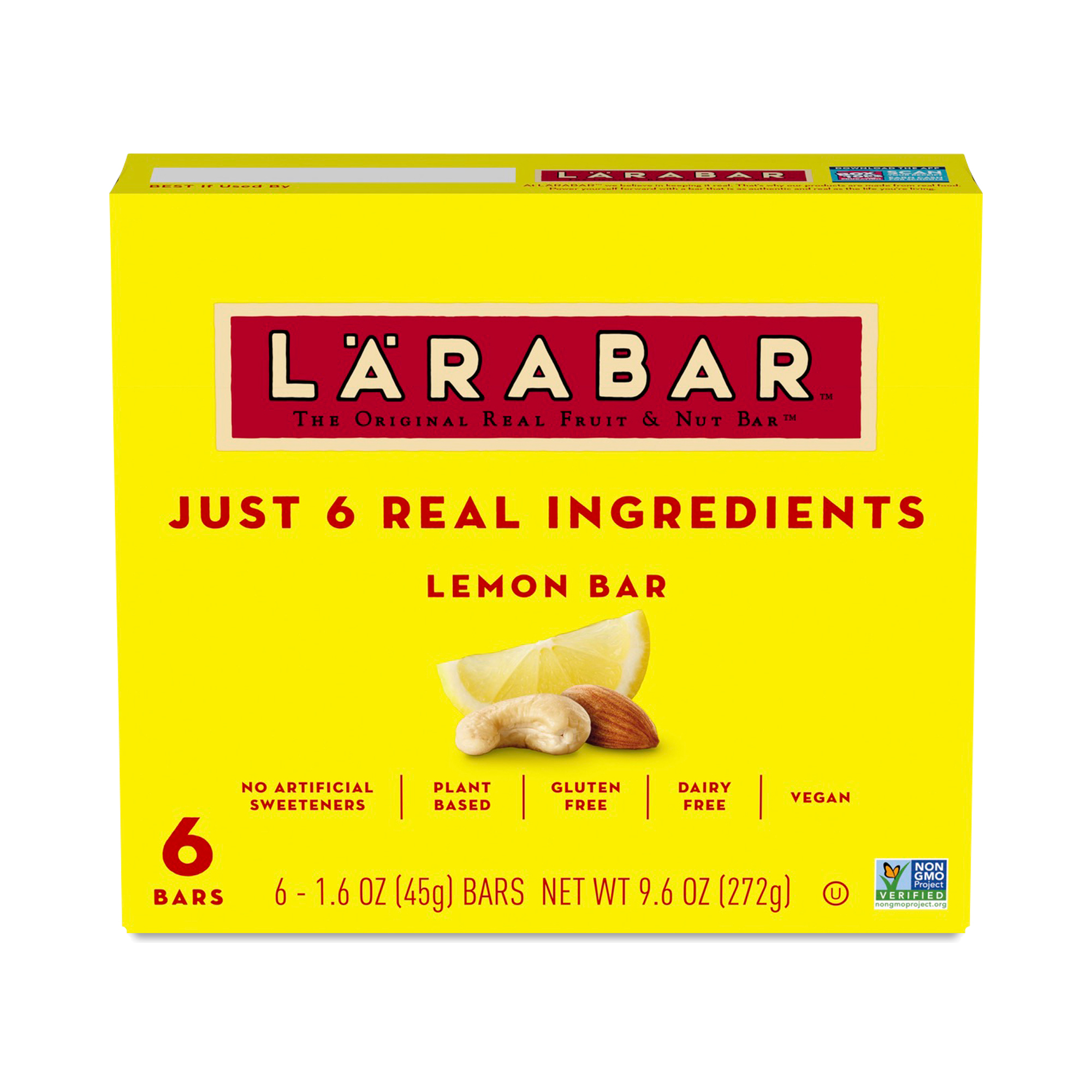 Larabar Lemon Bars 6 bars (1.6 oz each)