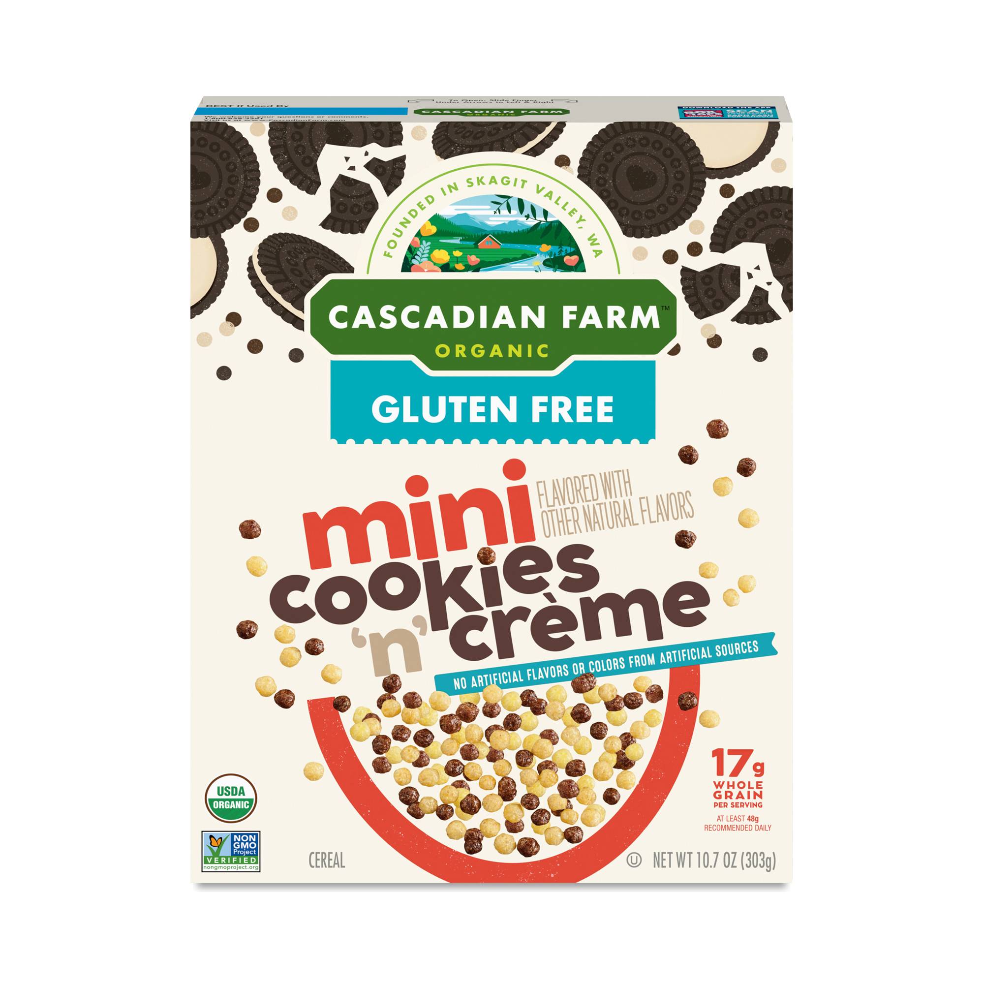 Organic Cereal, Mini Cookies 'n' Créme