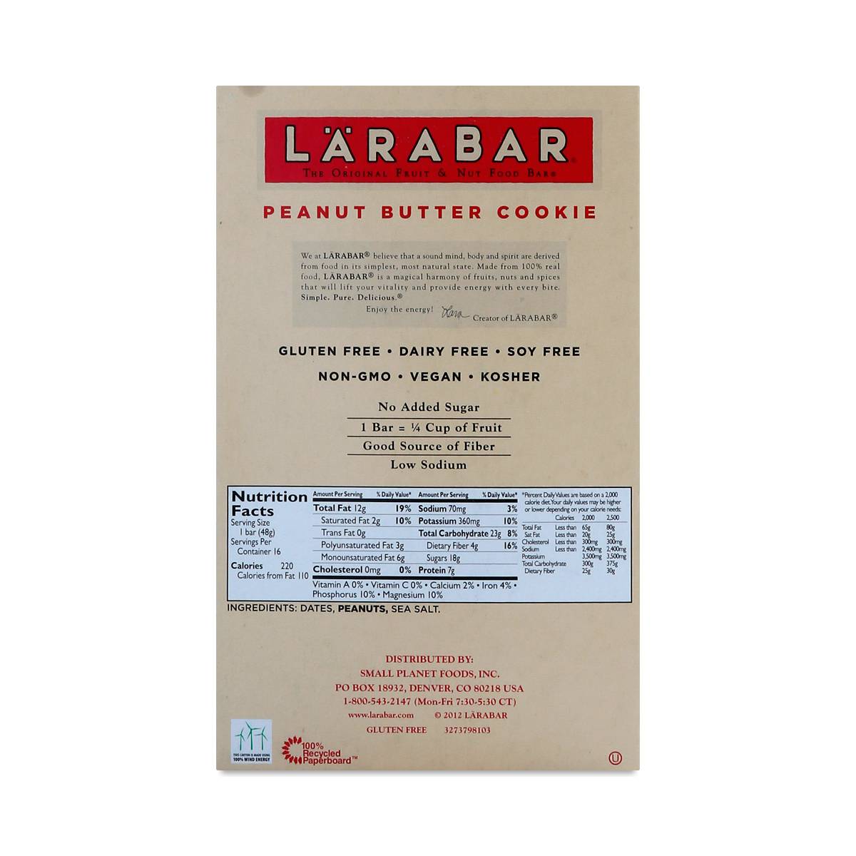 Peanut Butter Cookie Bars by Larabar Thrive Market