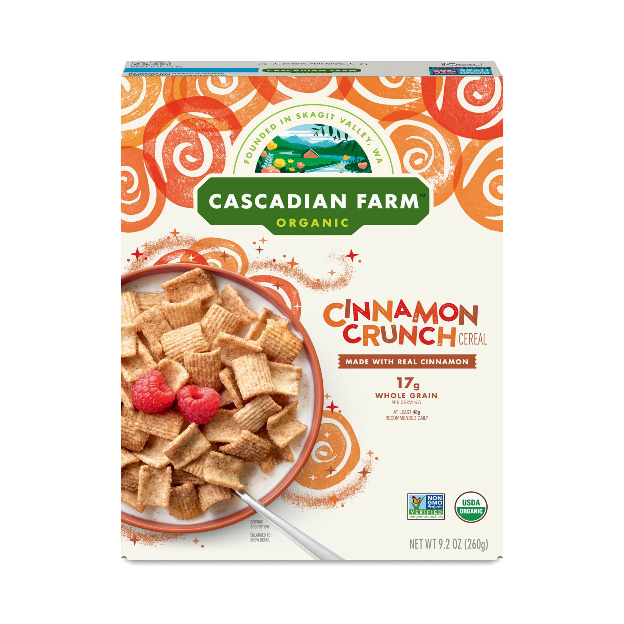 Organic Cereal, Cinnamon Crunch