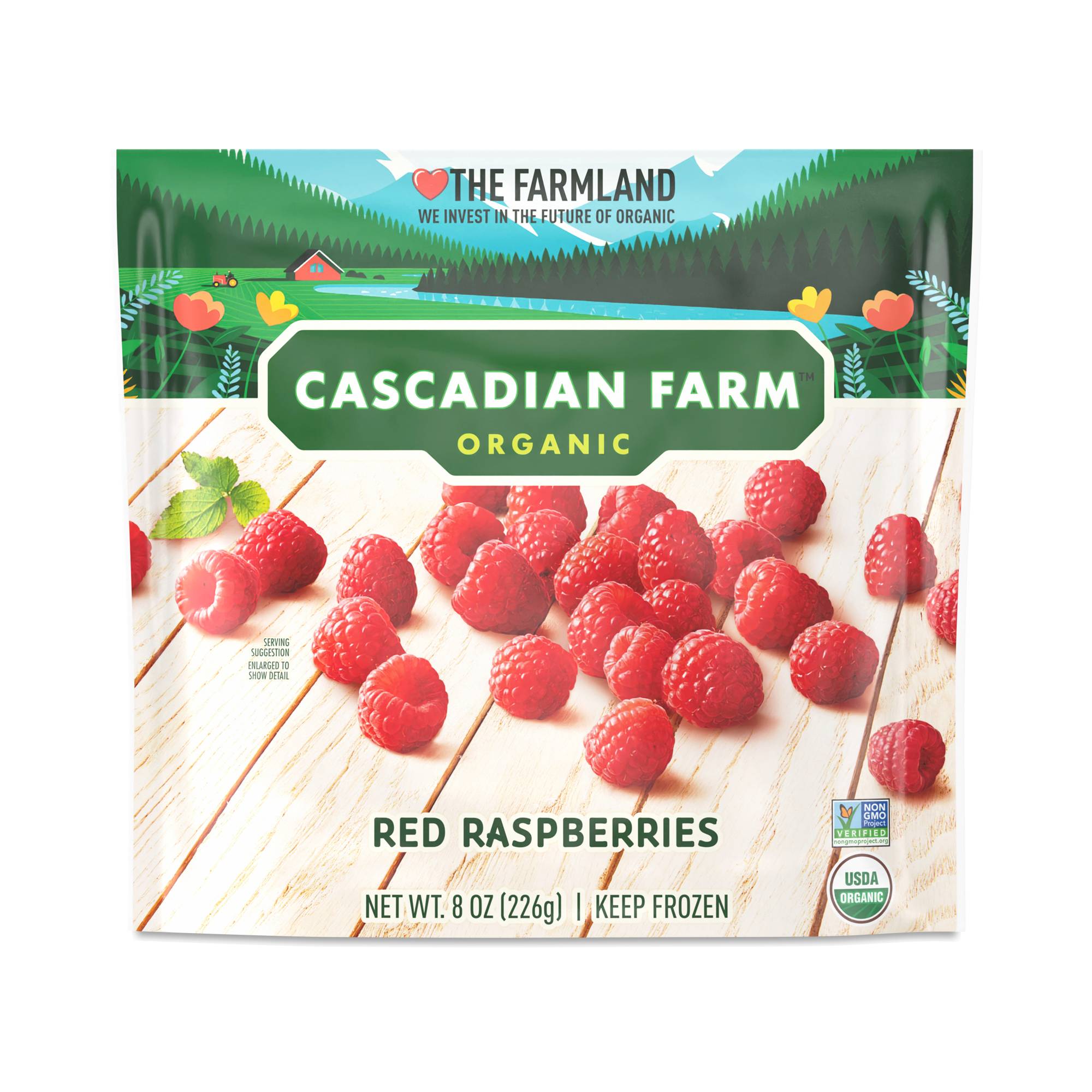 Organic Red Raspberries