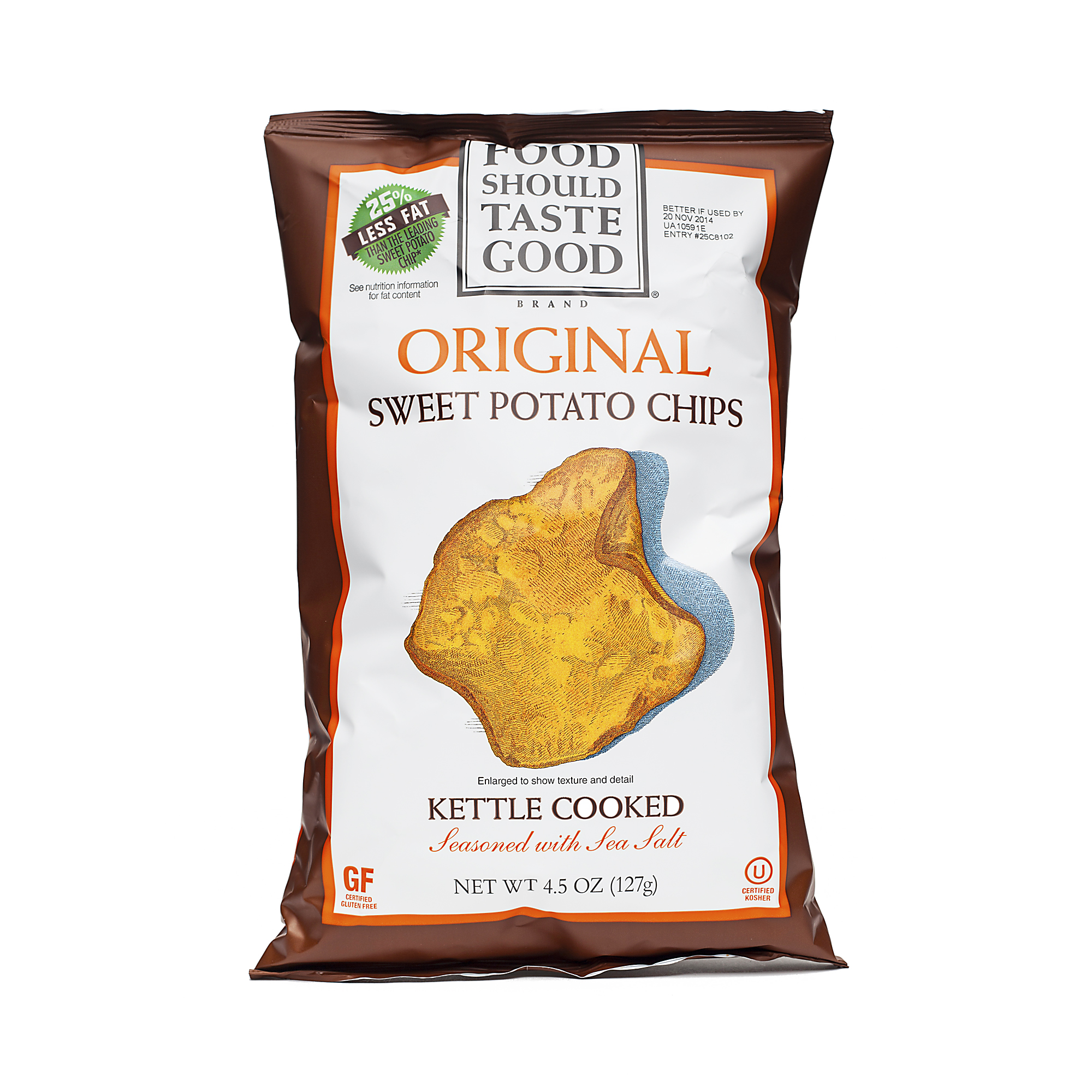 4.5 oz Sweet Potato Chips by Food Should Taste Good Thrive Market