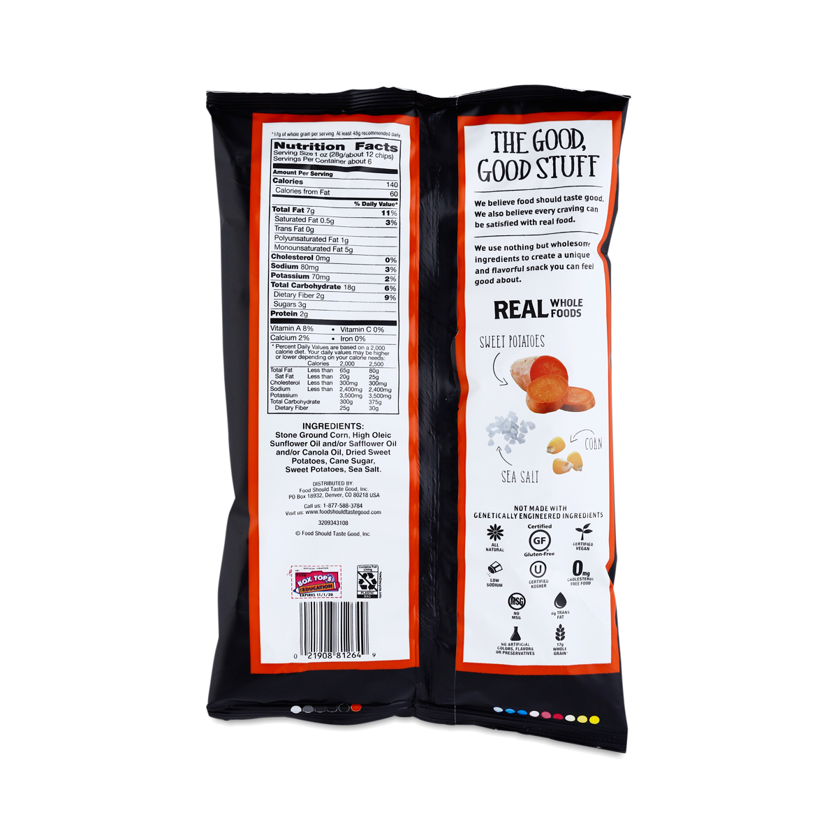 Sweet Potato Tortilla Chips by Food Should Taste Good Thrive Market