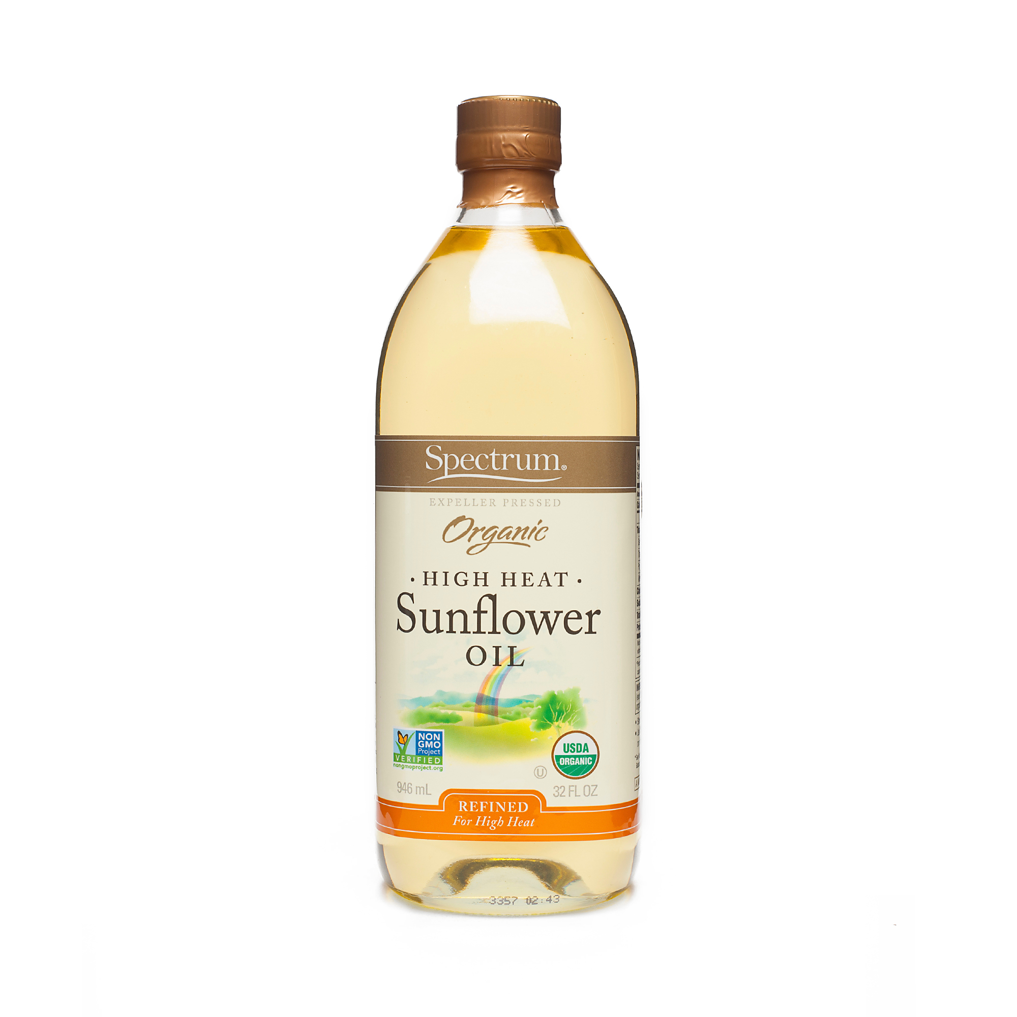 Organic Refined Sunflower Oil for High Heat