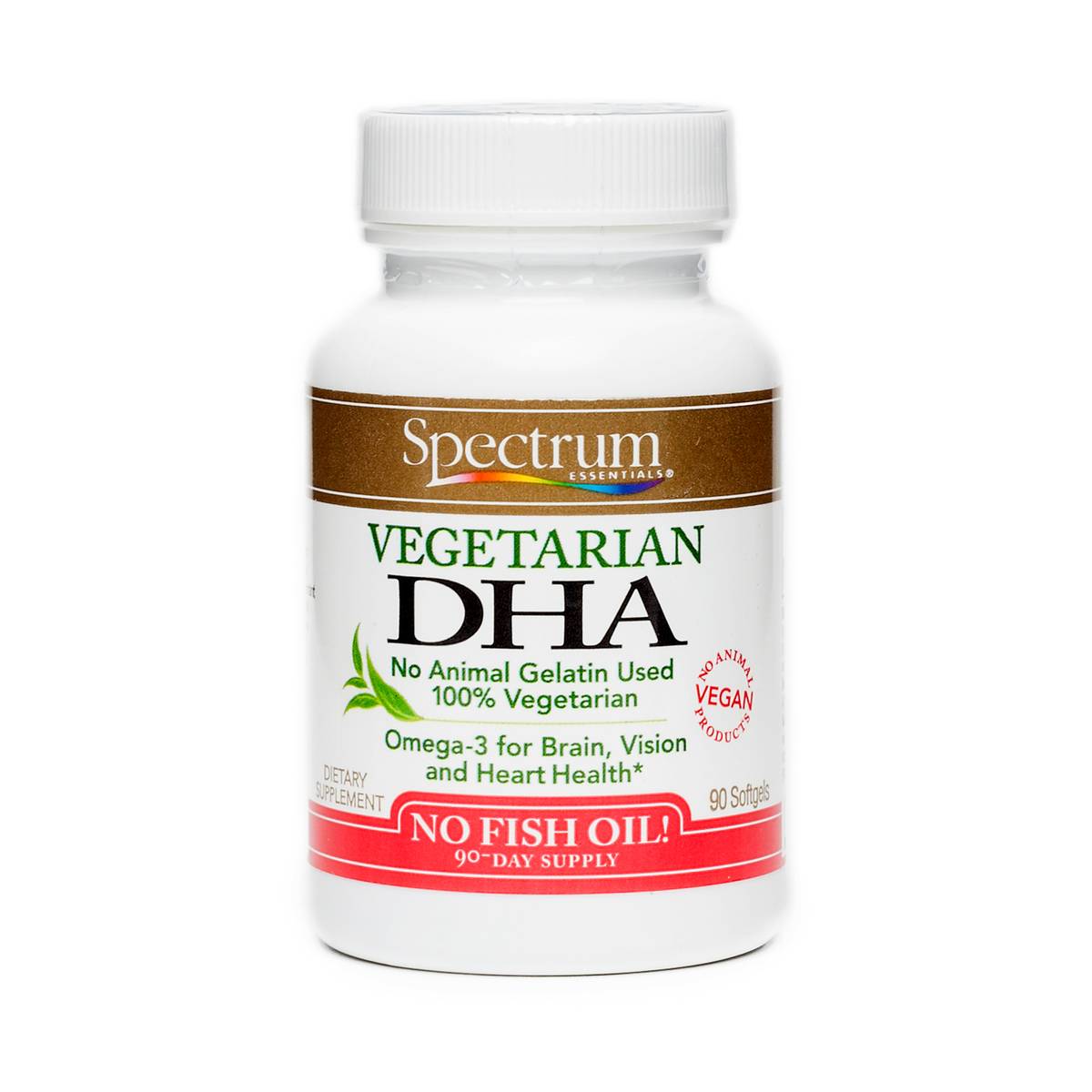 345 mg Vegetarian DHA by Spectrum Essentials Thrive Market