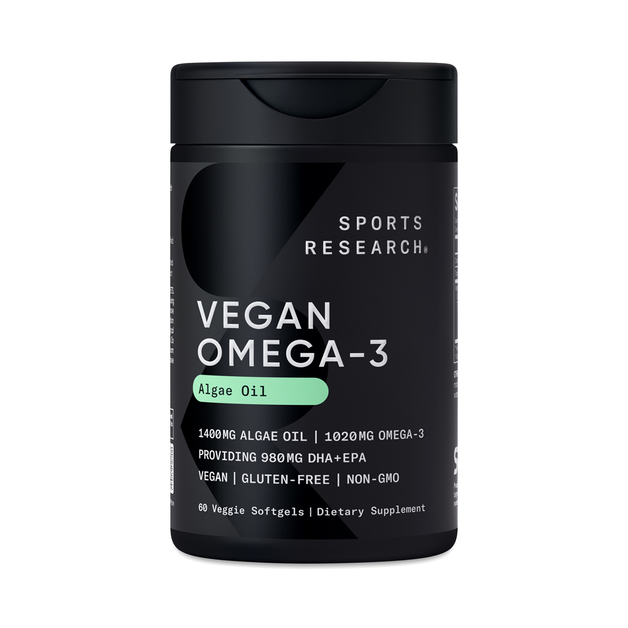 Sports Research Vegan Omega-3 Algae Oil 60 softgels