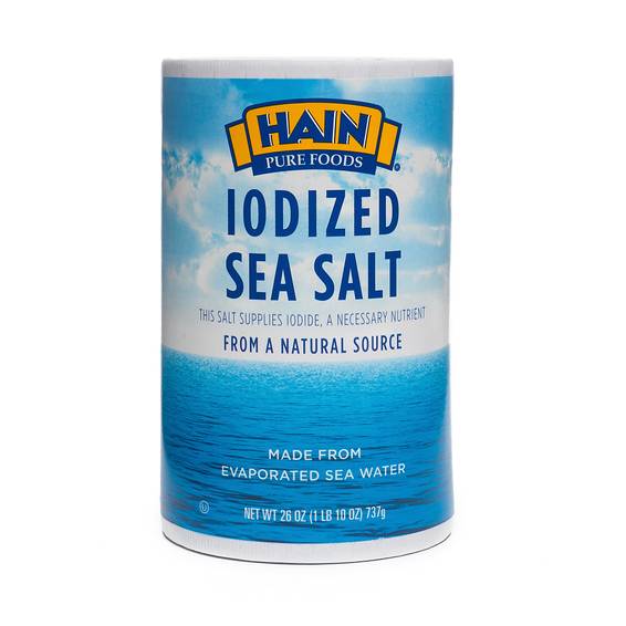 26 oz Iodized Sea Salt by Hain Pure Foods Thrive Market